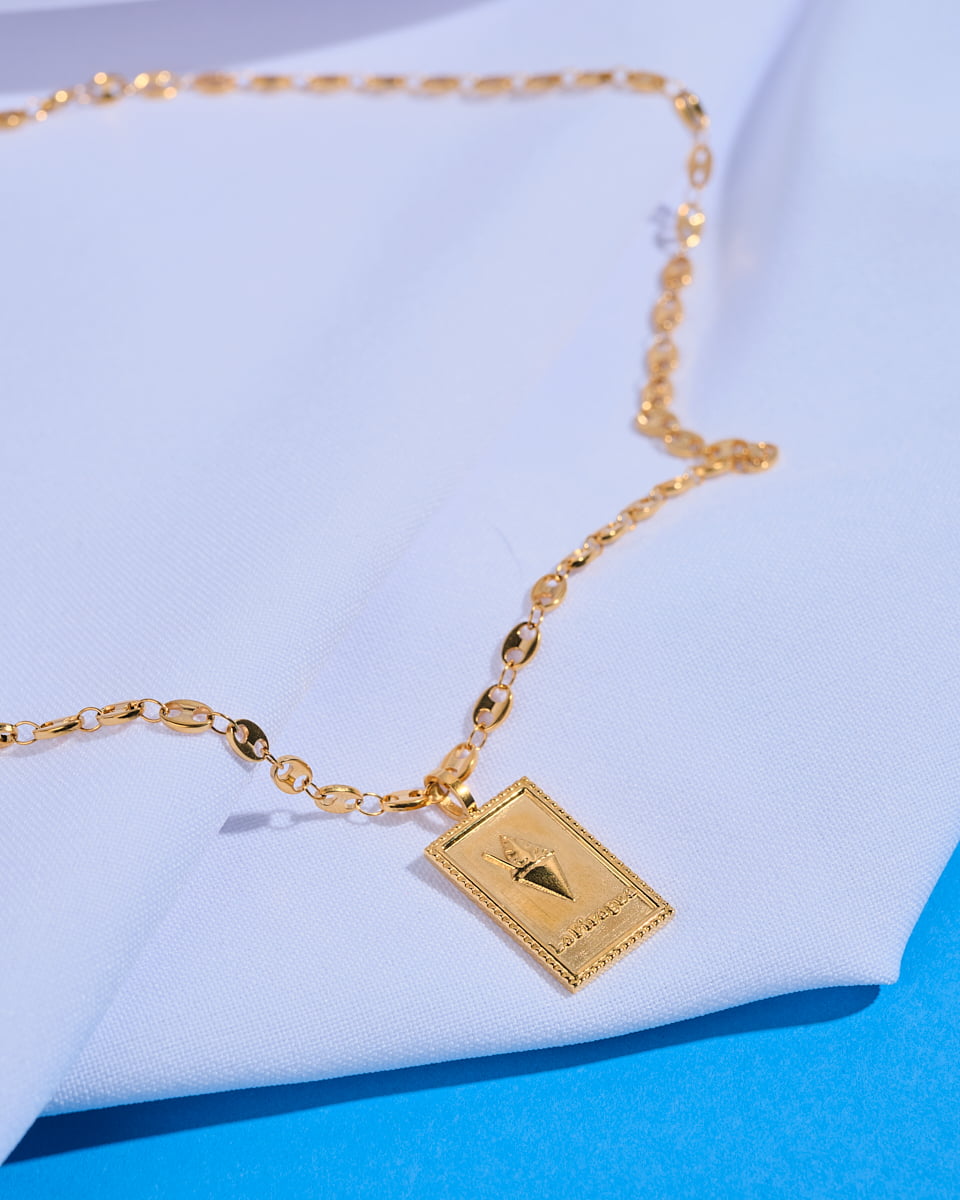 18K Plated La Piragua Necklace