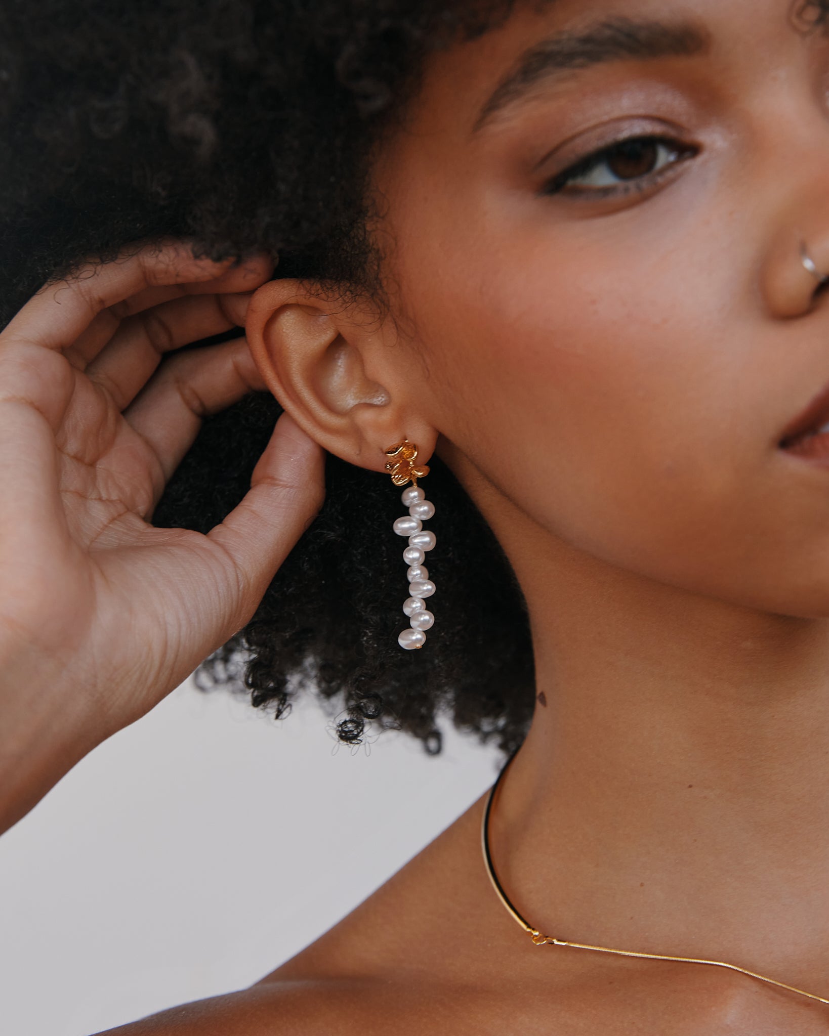 18K Plated Stacked Earrings