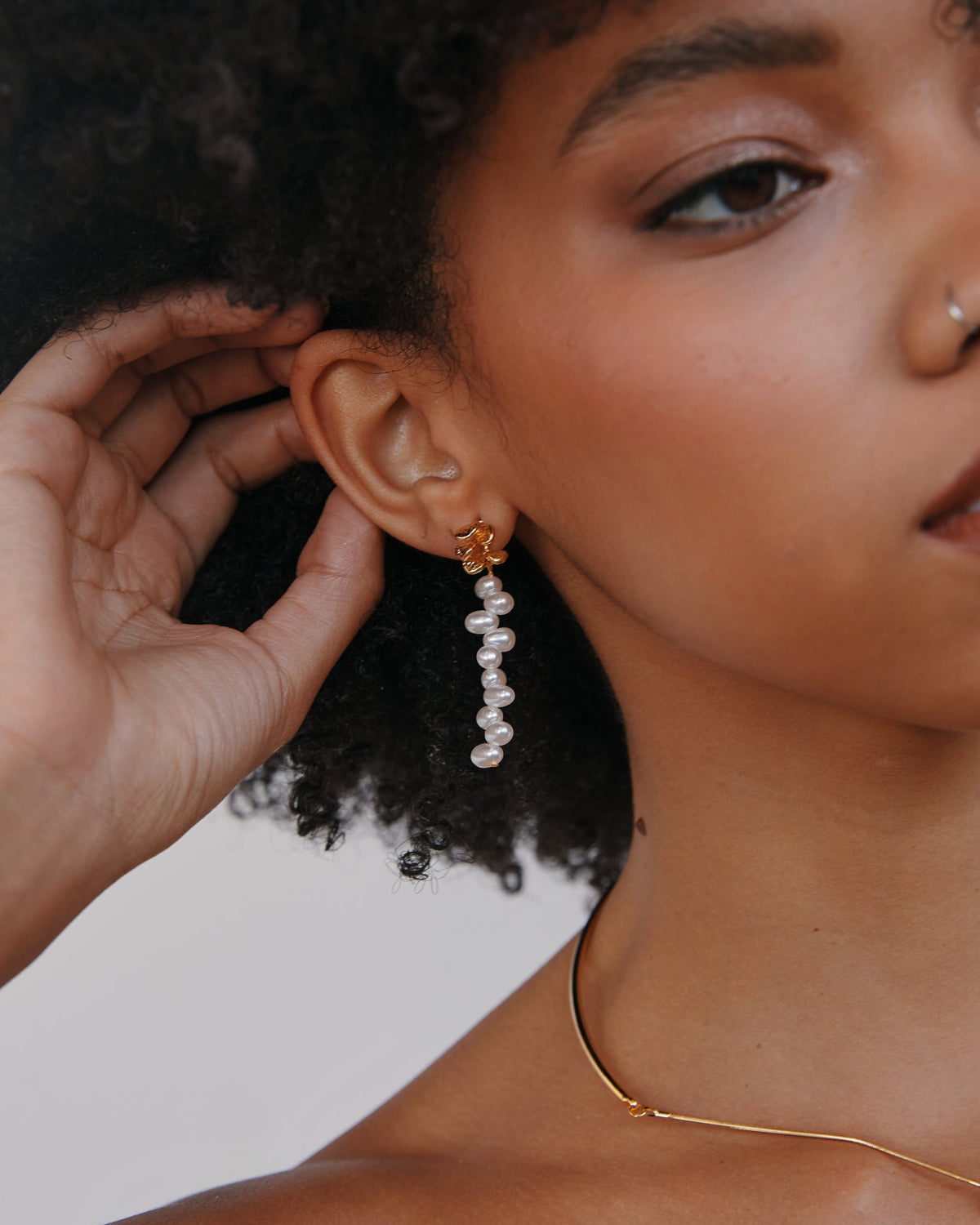 18K Plated Stacked Earrings