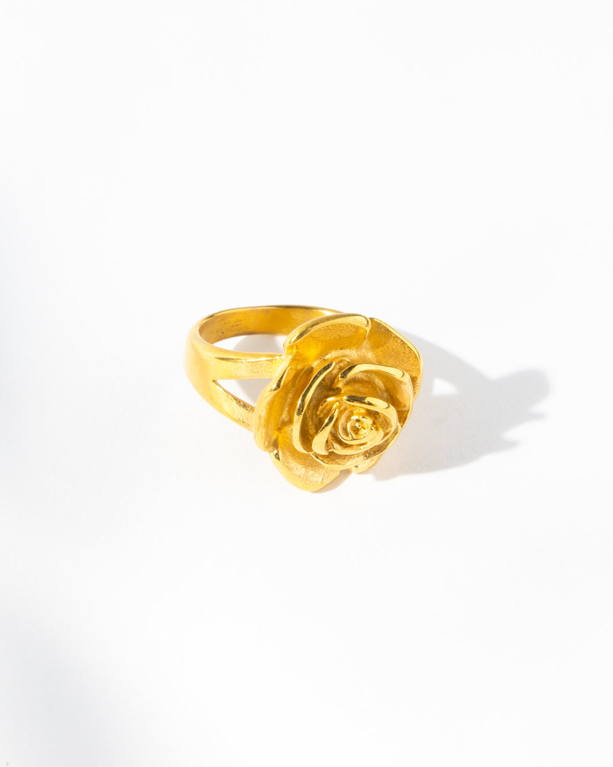 18K Plated Rose Ring