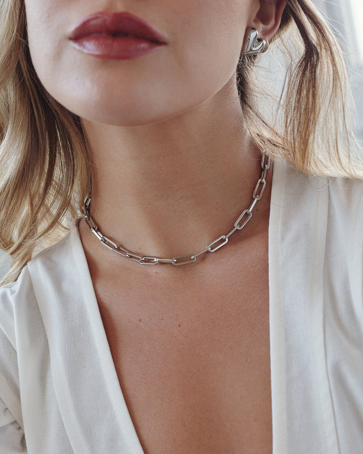 Silver Medium Chain Necklace