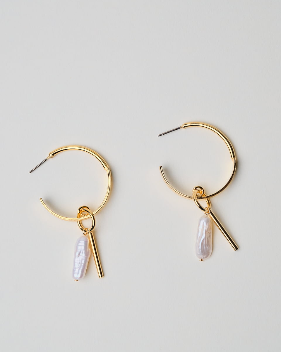 18K Plated Lea Earrings