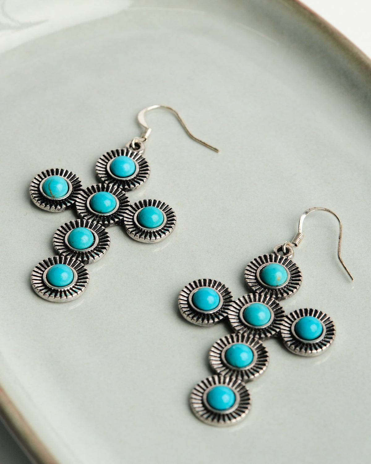 Coachella Cross Earrings