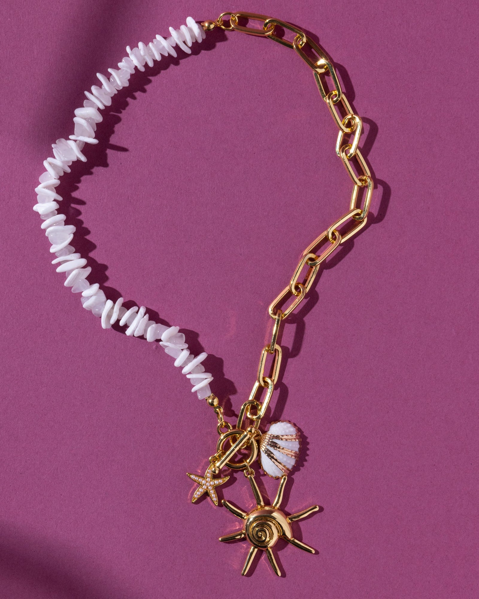 16K Plated Baudin Necklace