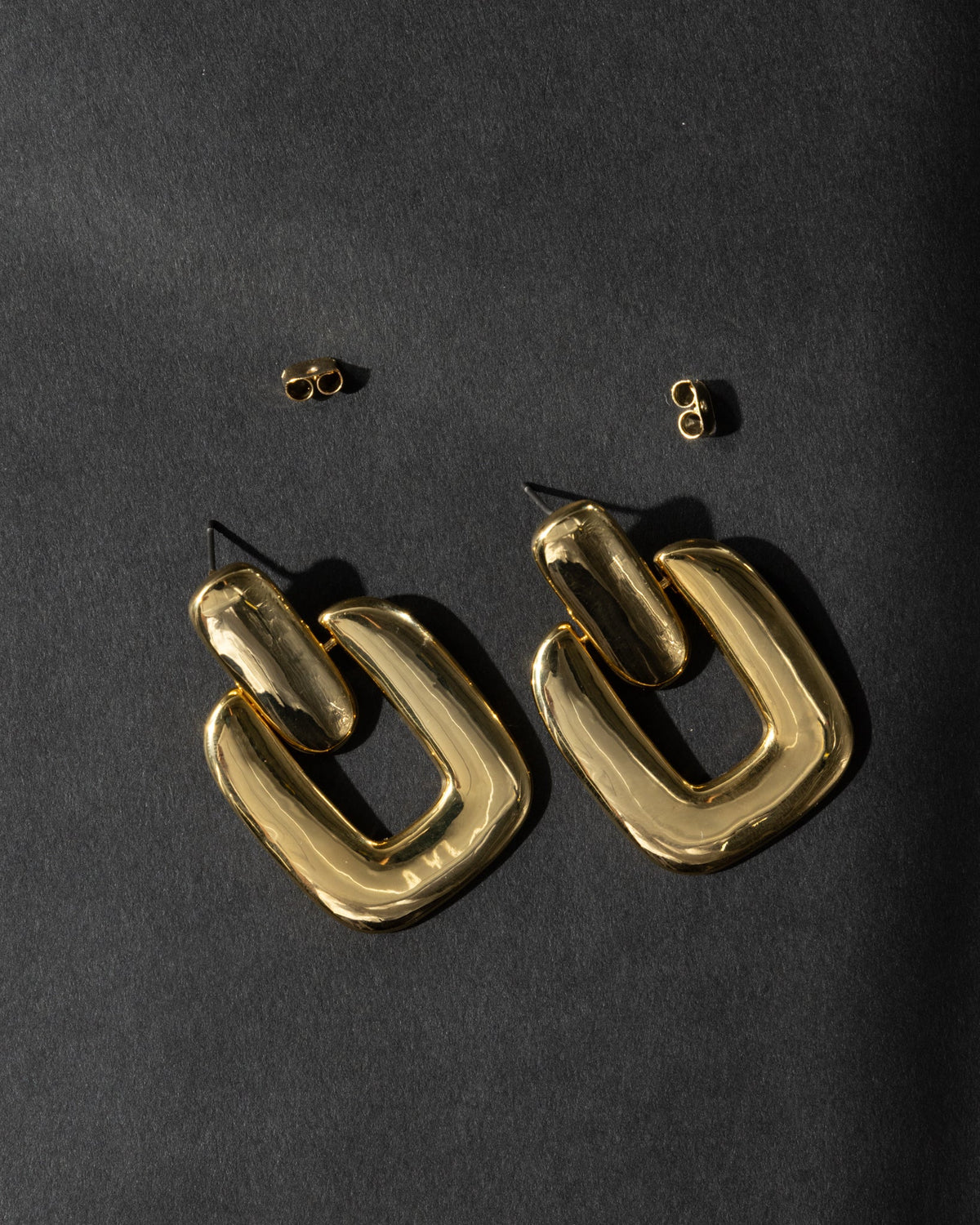 18K Plated Expat Earrings