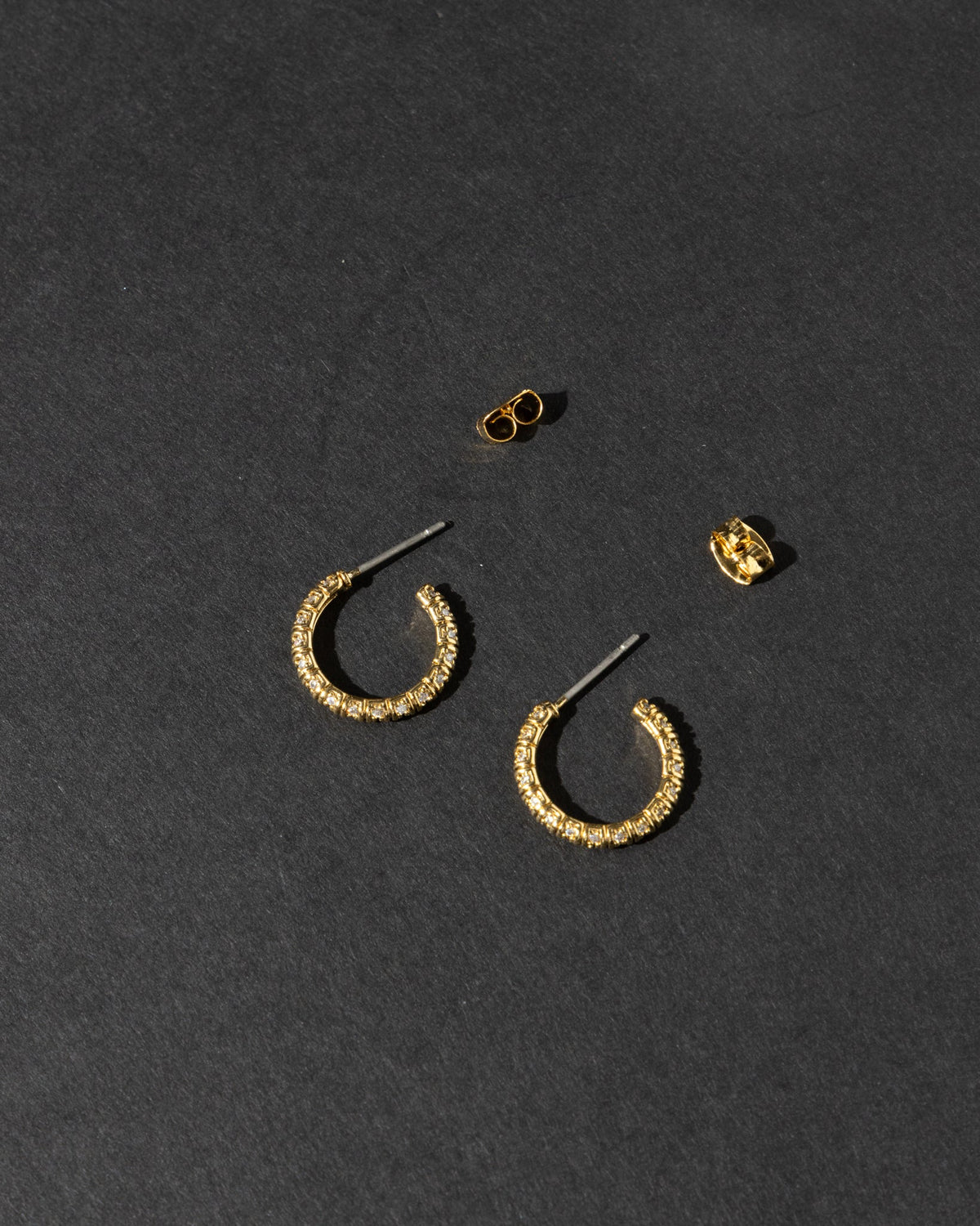 18K Plated Overboard Hoops