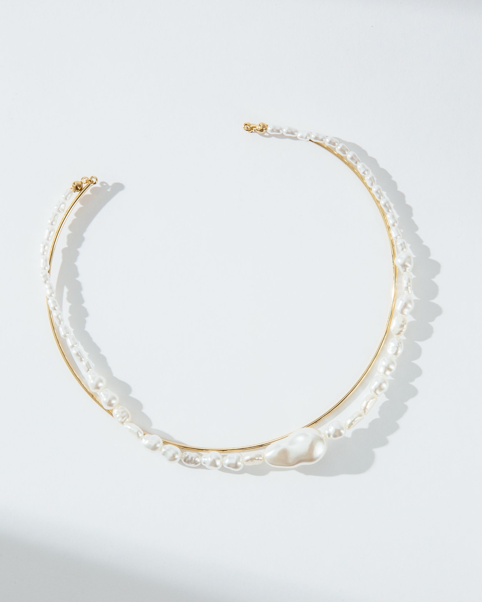 14K Plated Aretha Choker Necklace