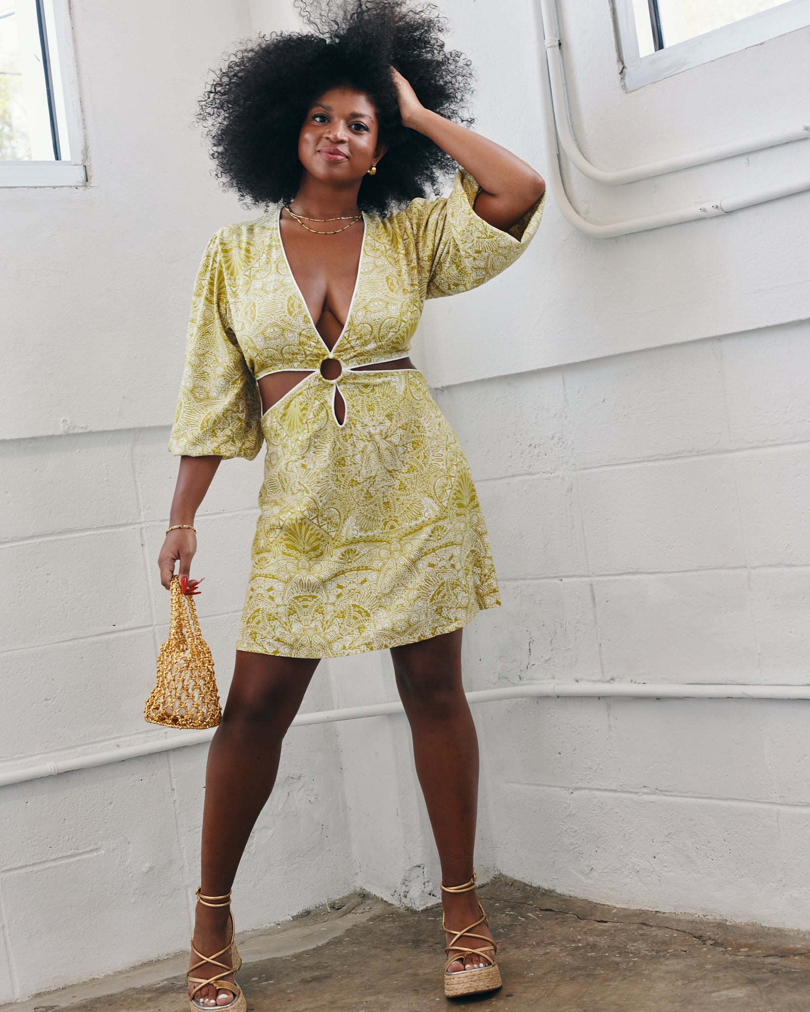 Foxing Dress
