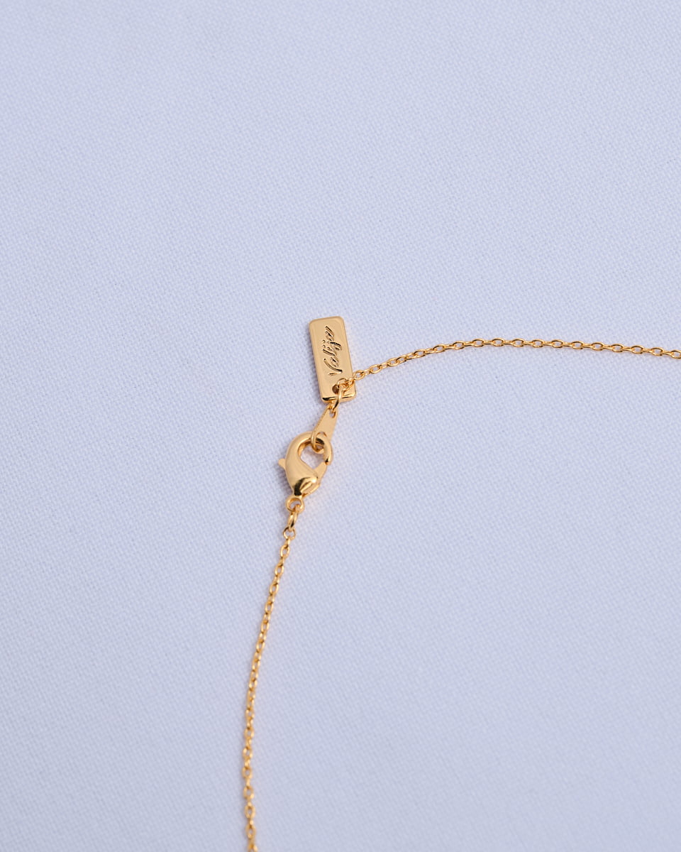 16K Plated Cherries Necklace