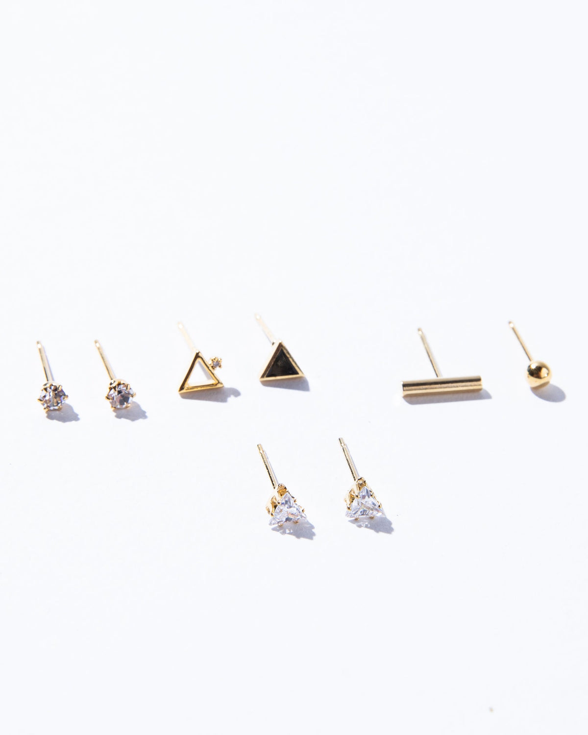 Piramide Post Earring Set