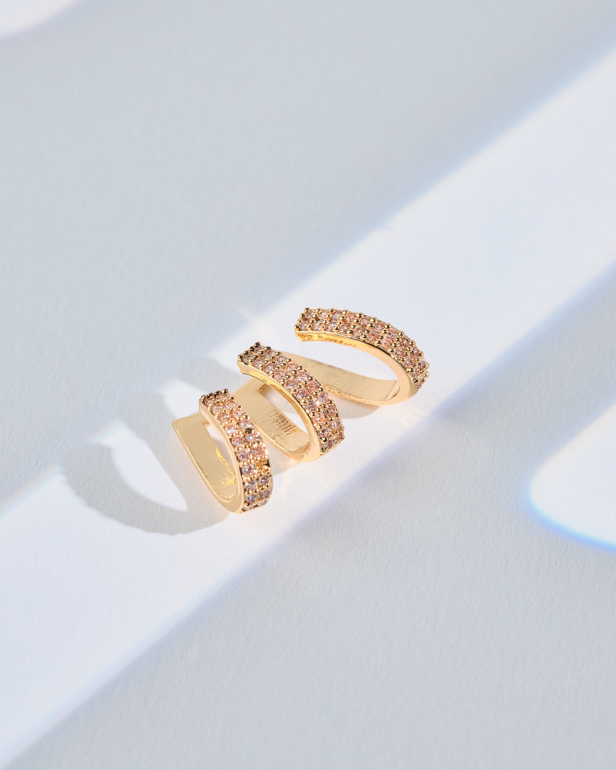 16K Plated Trio Earcuff