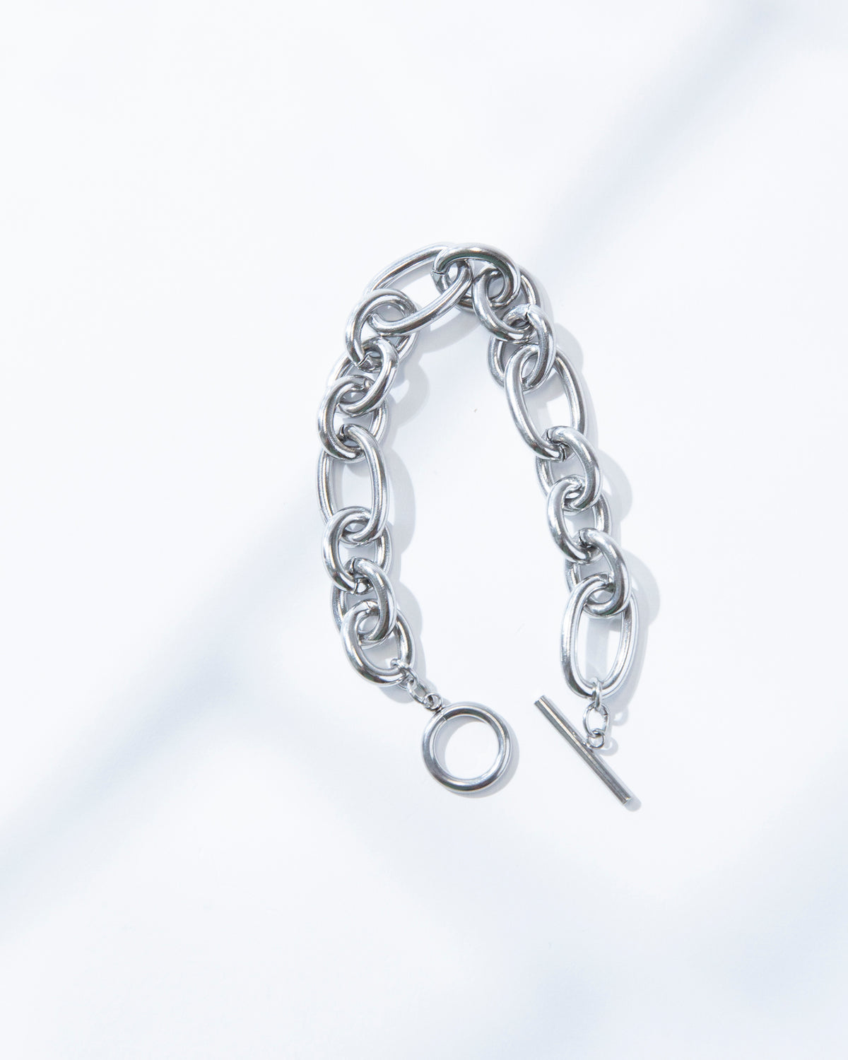 Silver Chunky Chain Bracelet
