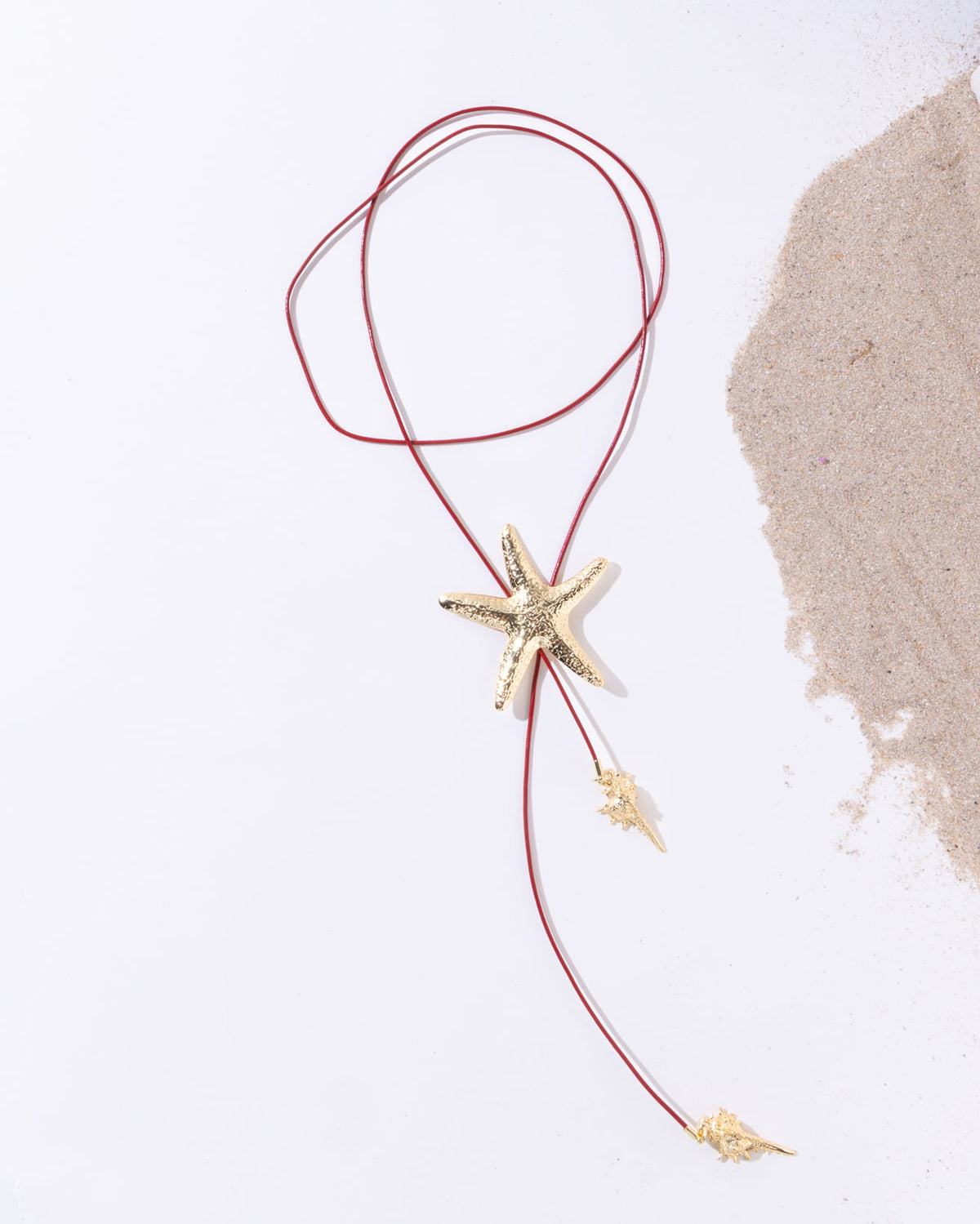 16K Plated Bolo Star Necklace