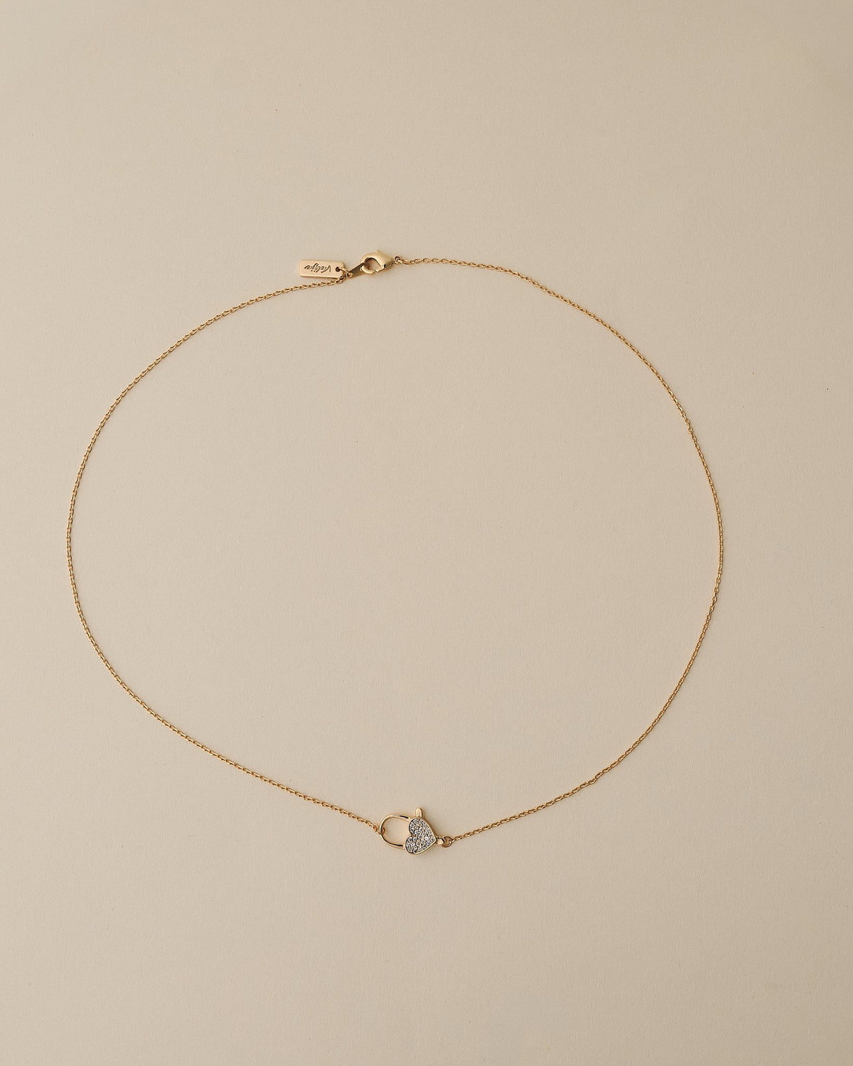 16K Plated Lockheart Necklace