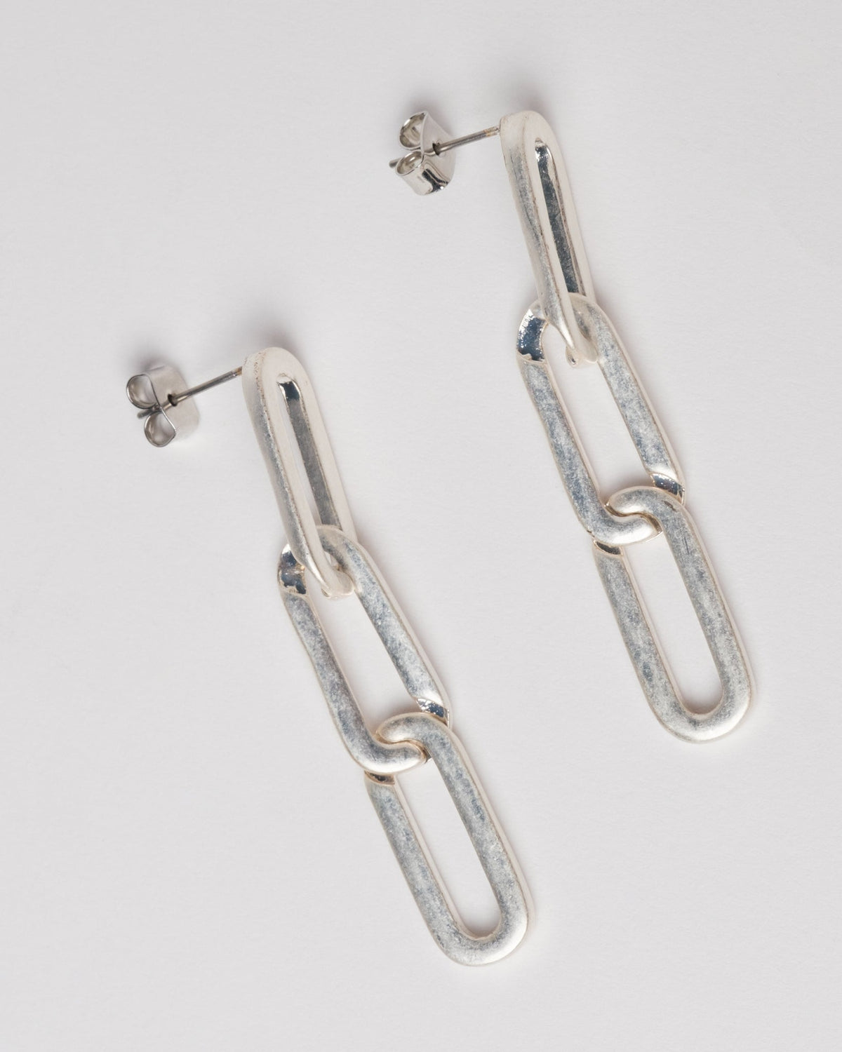 Flat Links Earrings