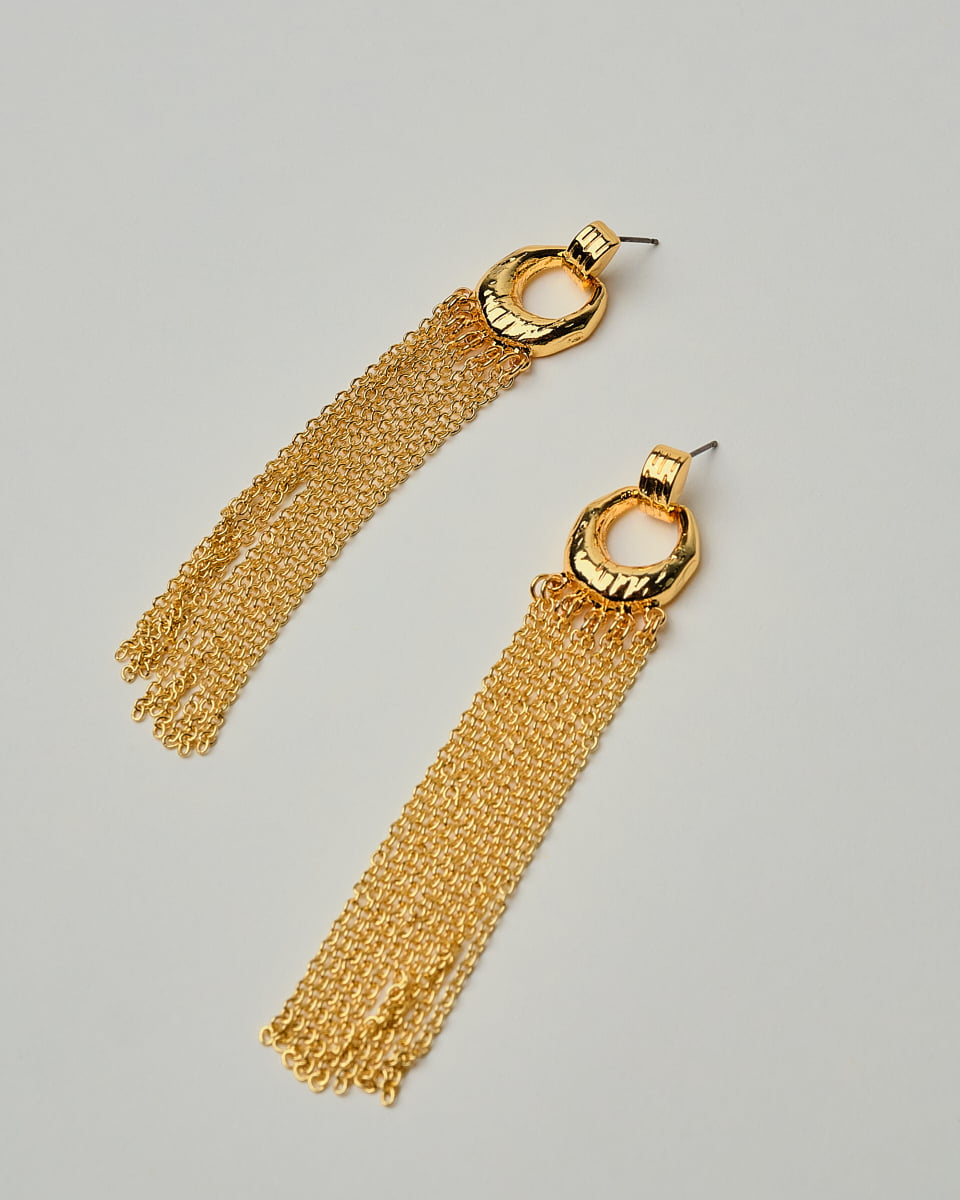 16K Plated Nouvelle Earrings