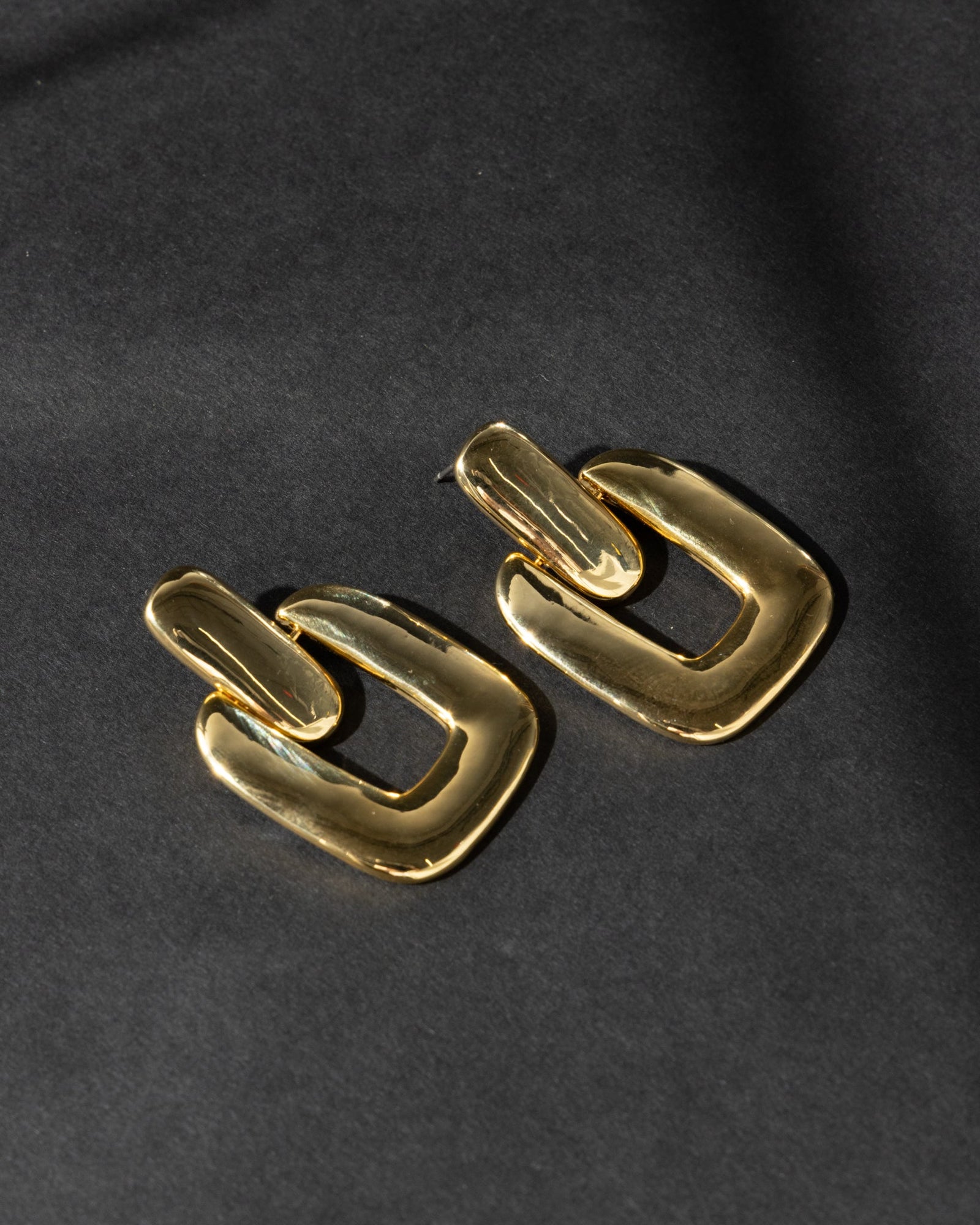 18K Plated Expat Earrings