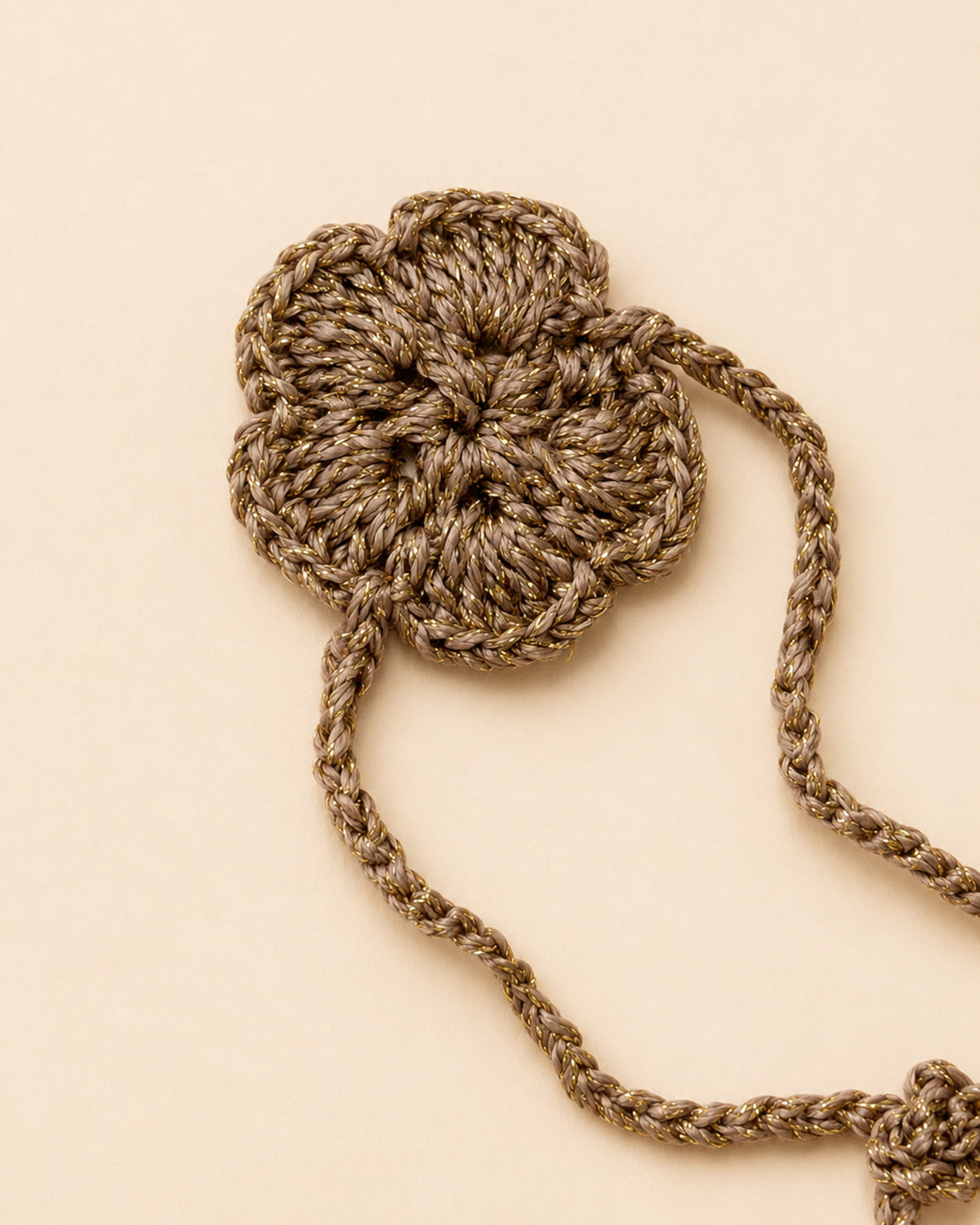 Crochet Flower Choker
