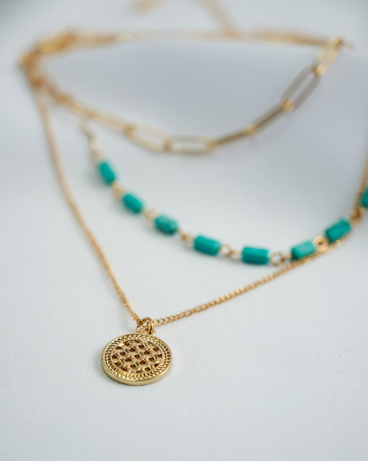 14K Plated Albie Necklace