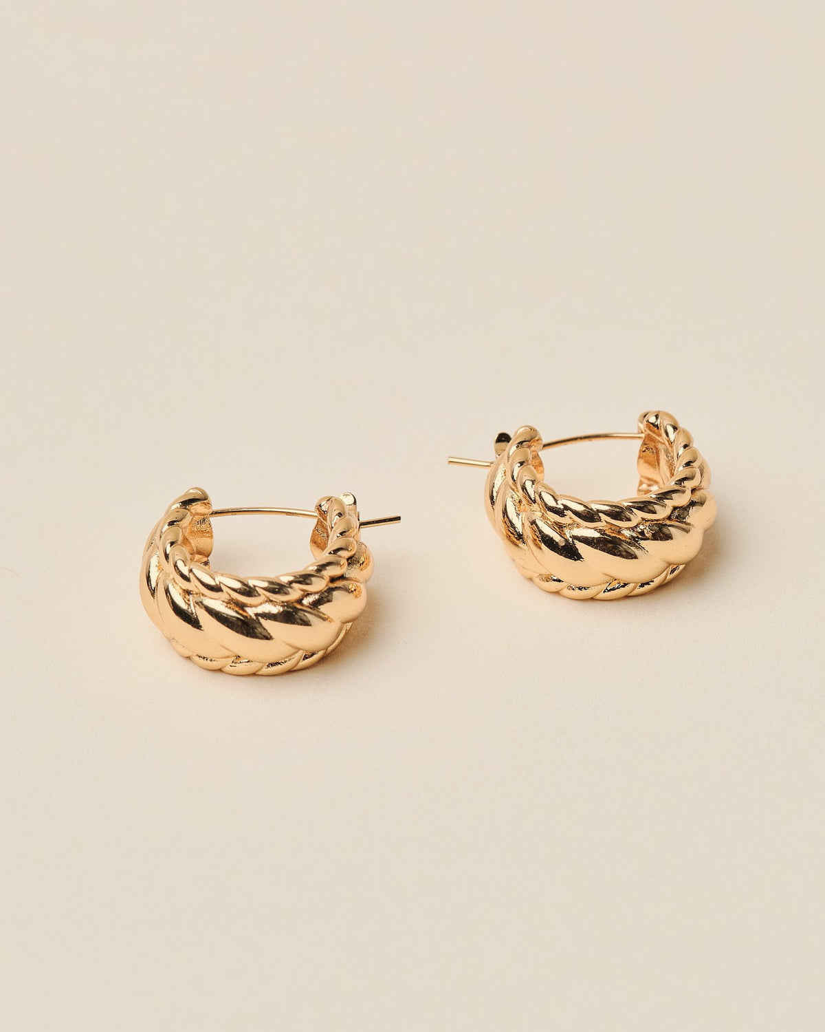 18K Plated Wyk Earrings
