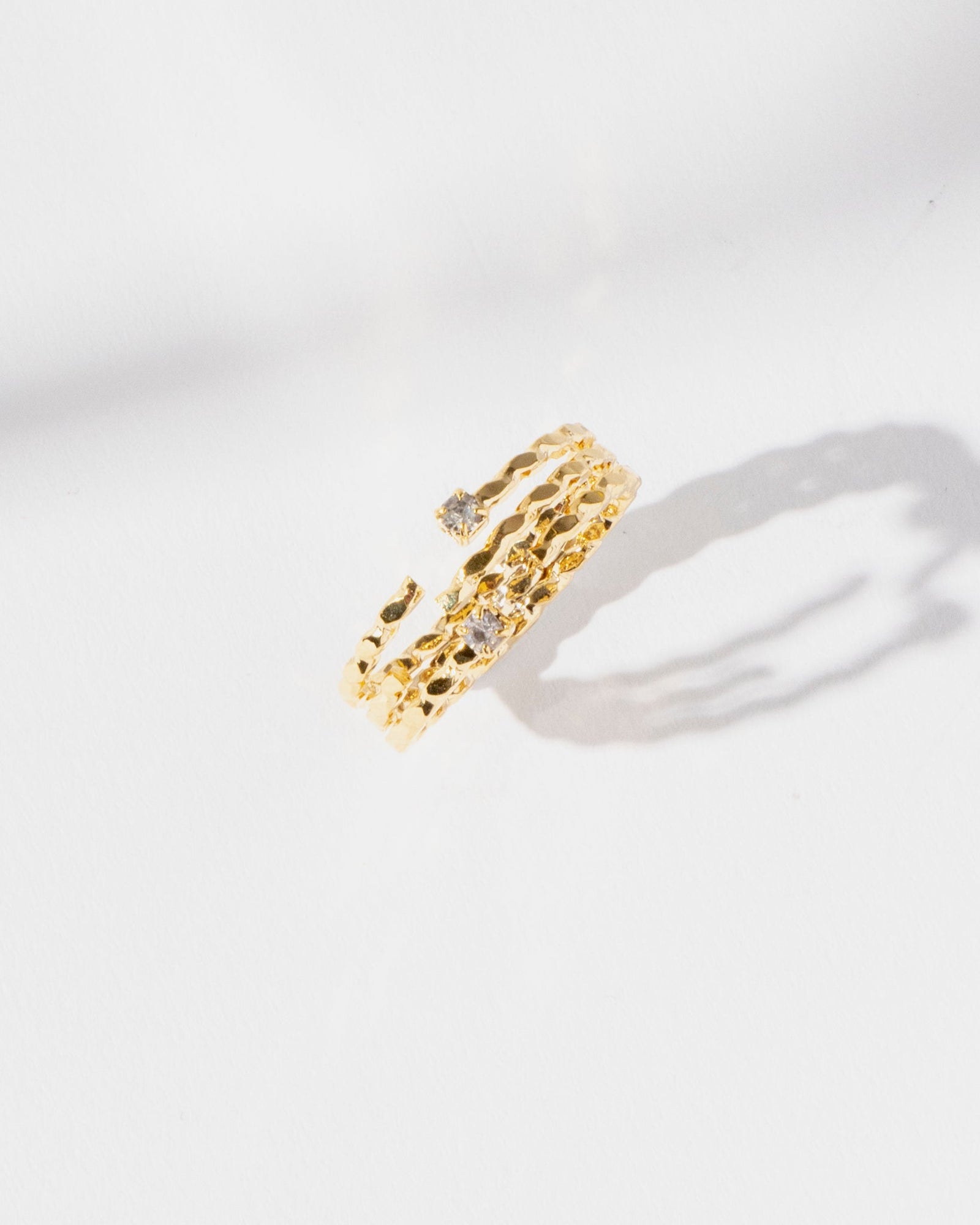 16K Plated East Ring