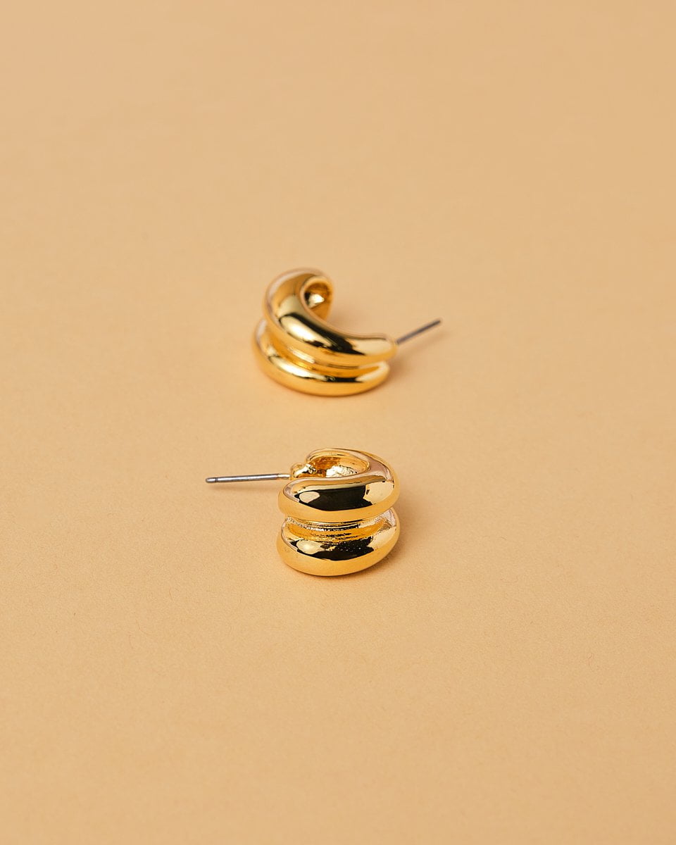 18K Plated Jada Earrings