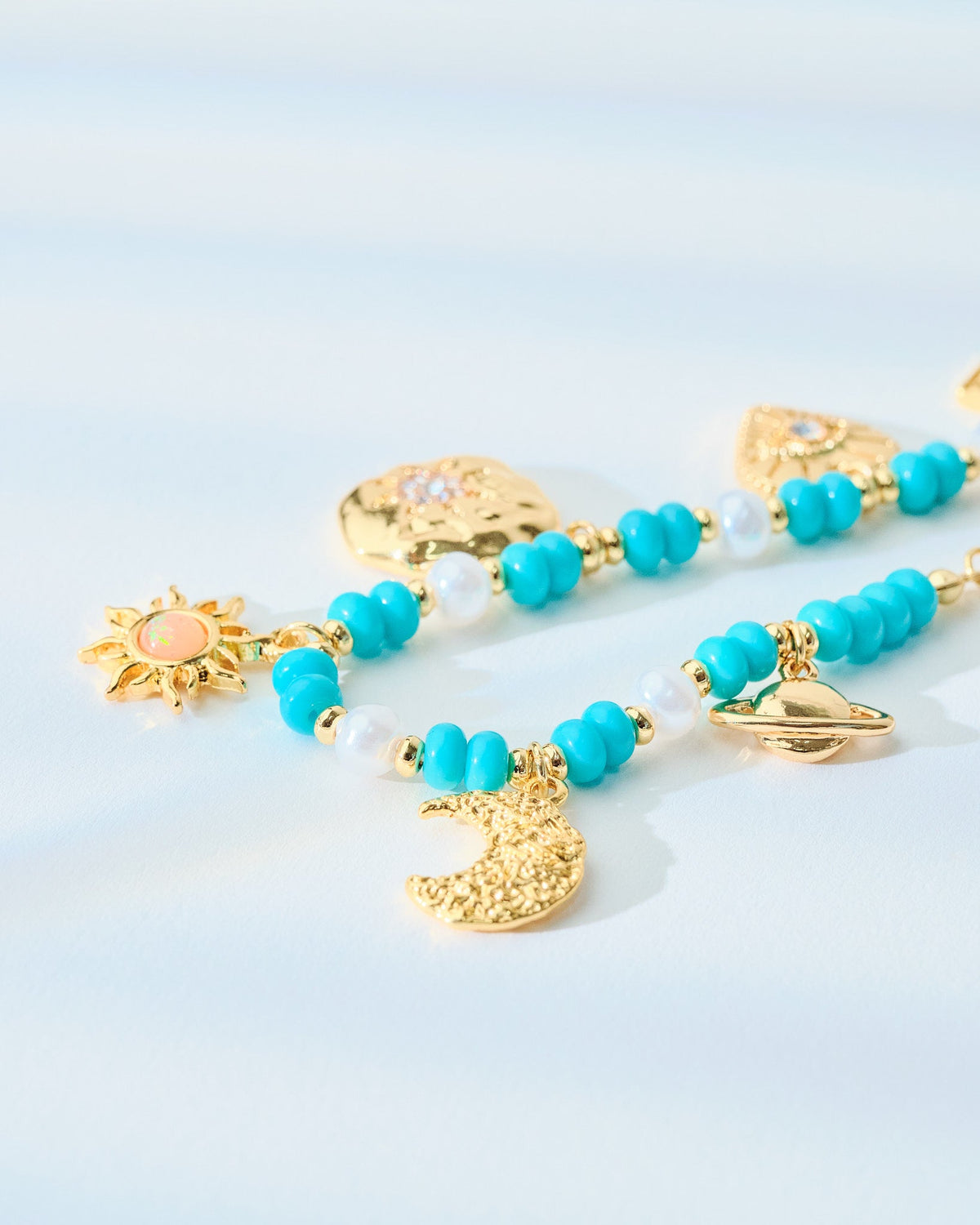 16K Plated Turk Charms Necklace