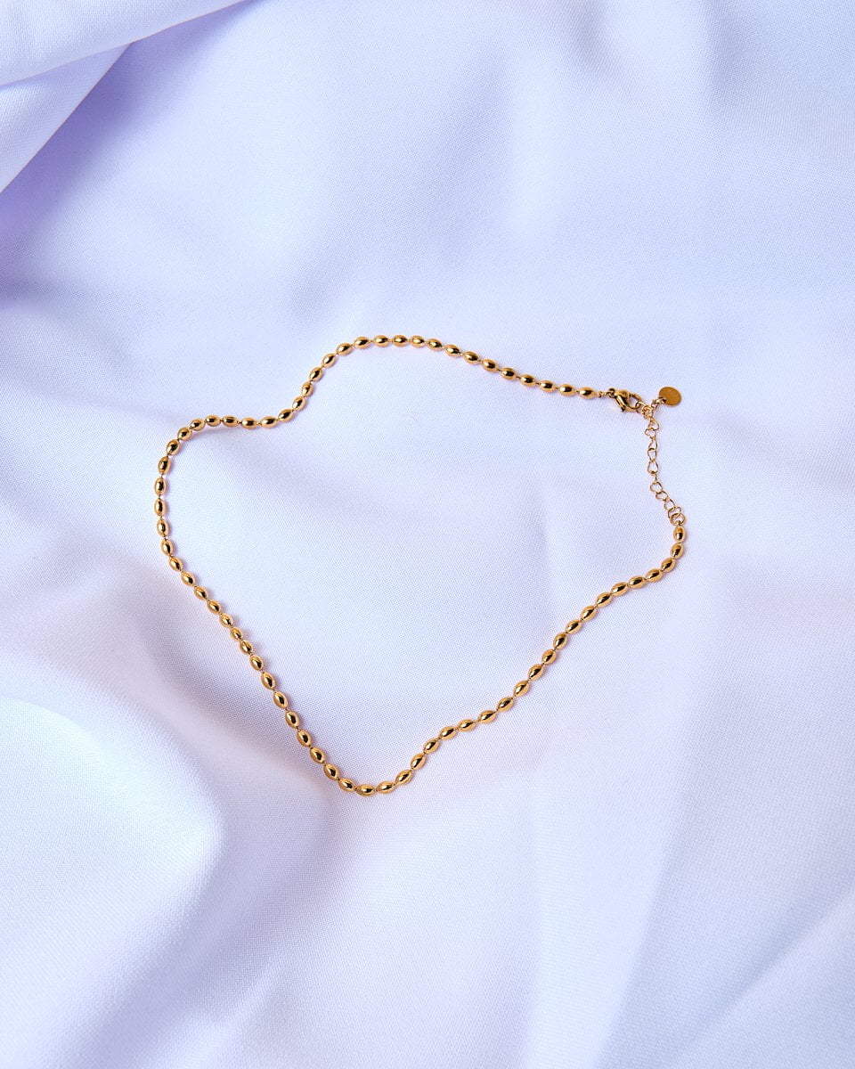 18K Plated Beanie Necklace
