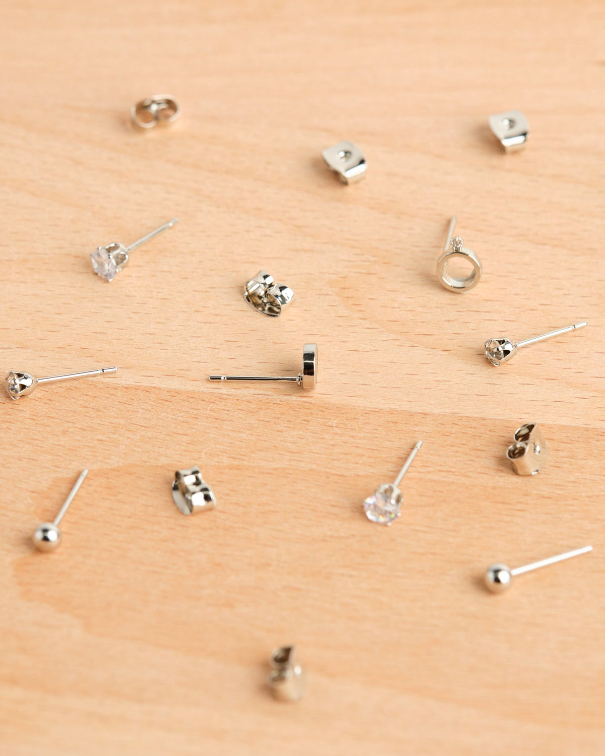 Circle Post Earring Set