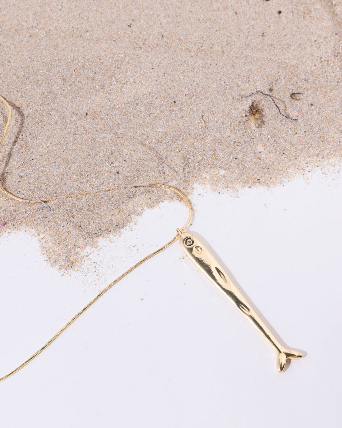 16K Plated Oarfish Necklace