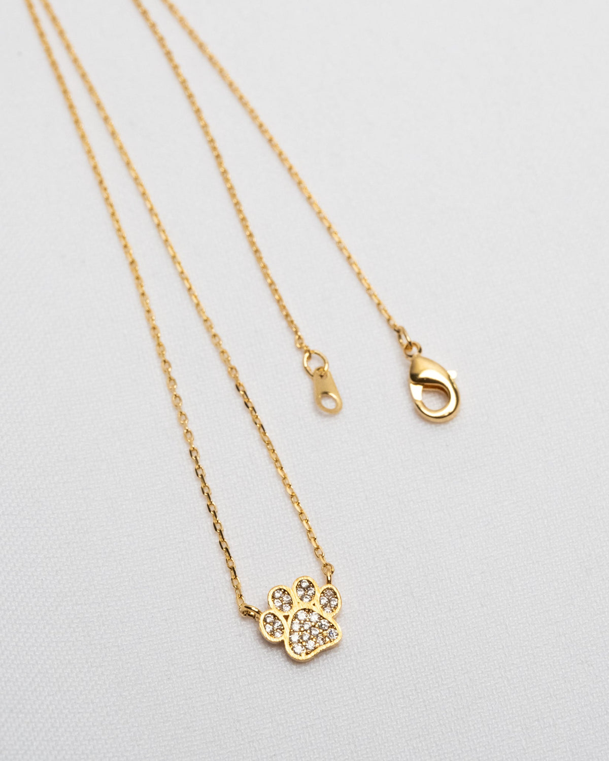 16K Plated Paw Necklace