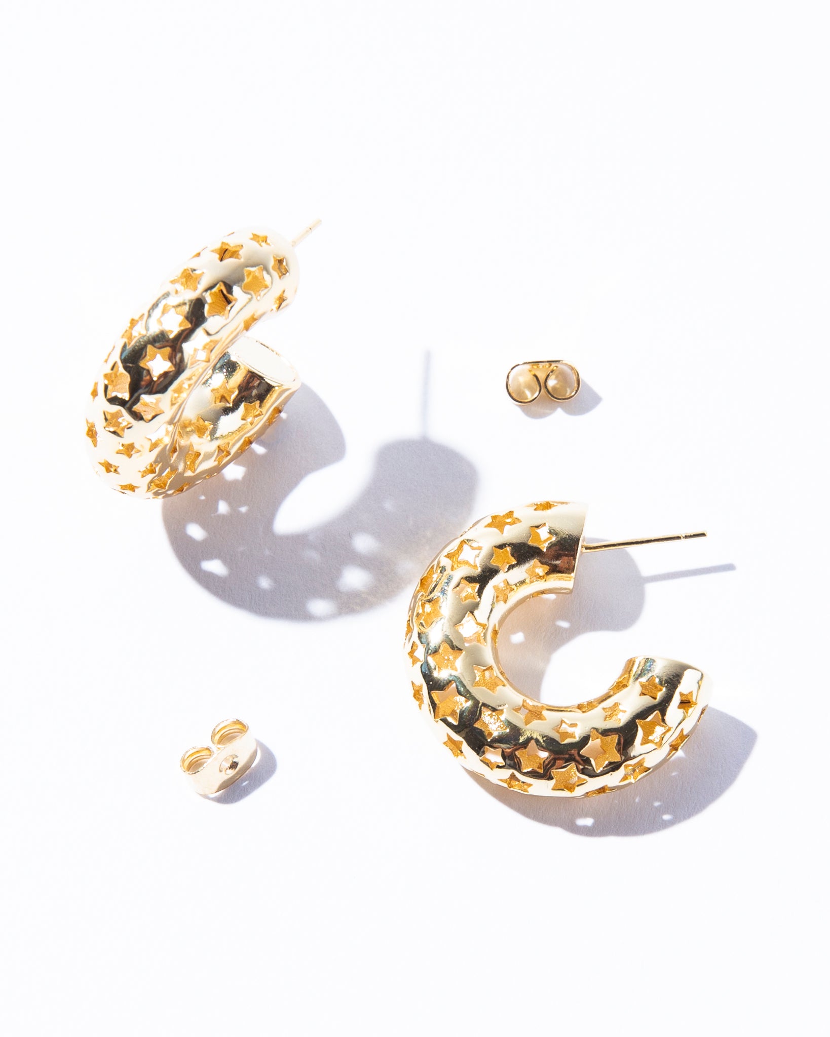 Stars Hoop Earrings
