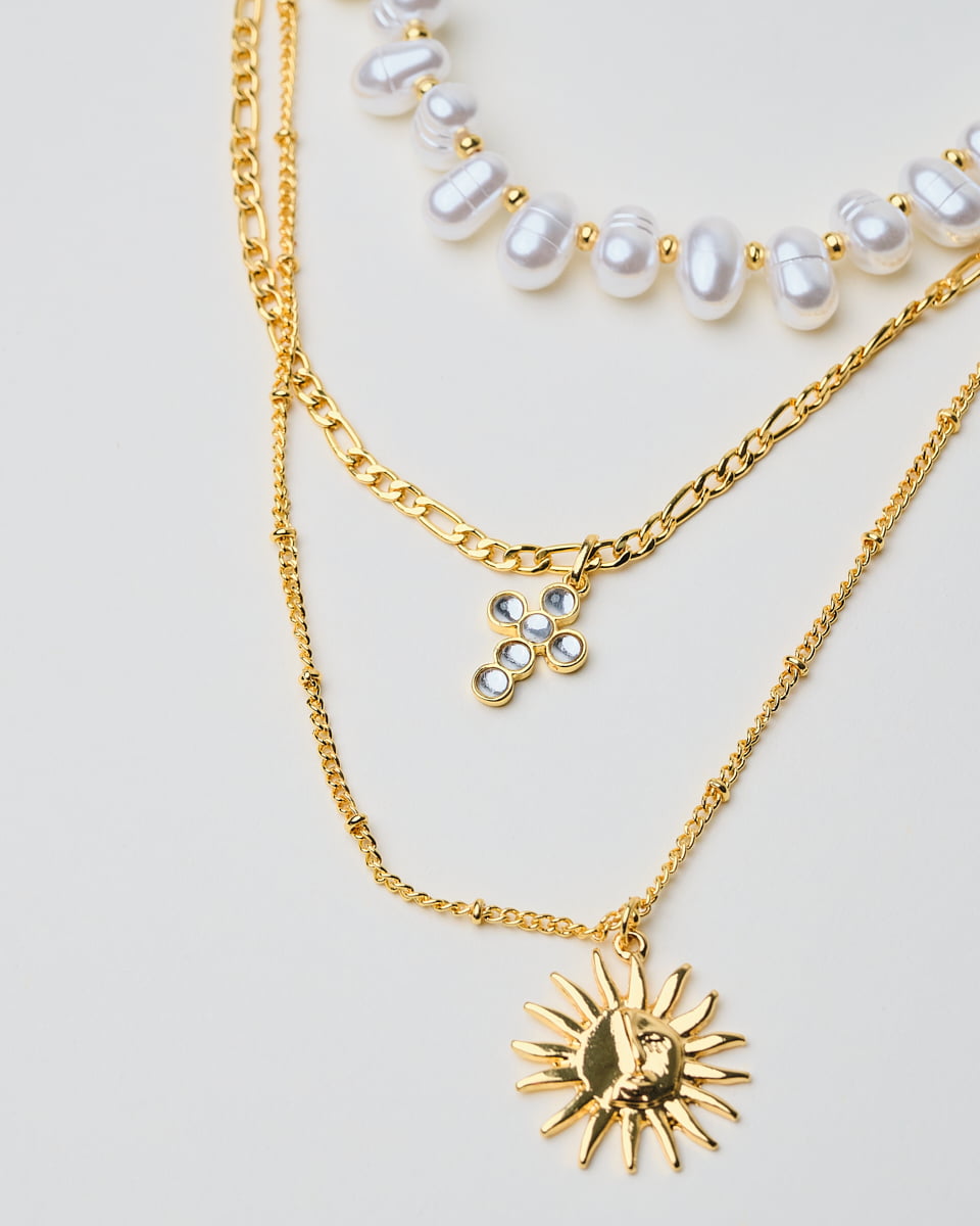 16K Plated Fab Necklace