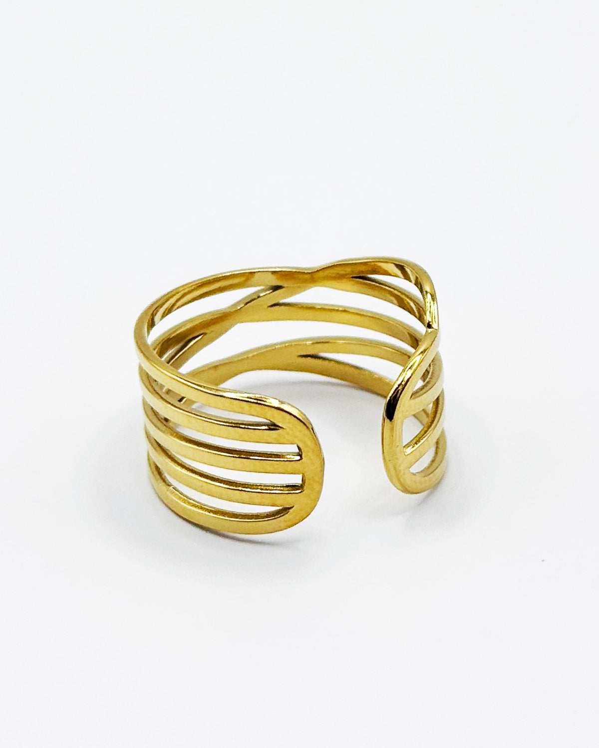 18K Plated Rich Ring