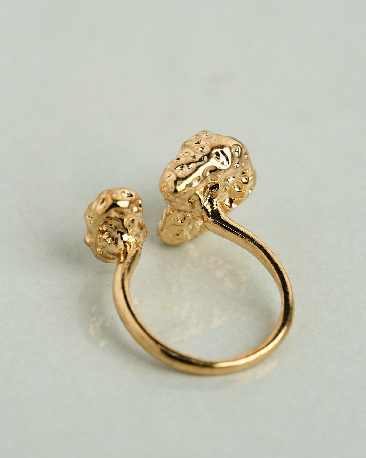 16K Plated Gold Stones Ring