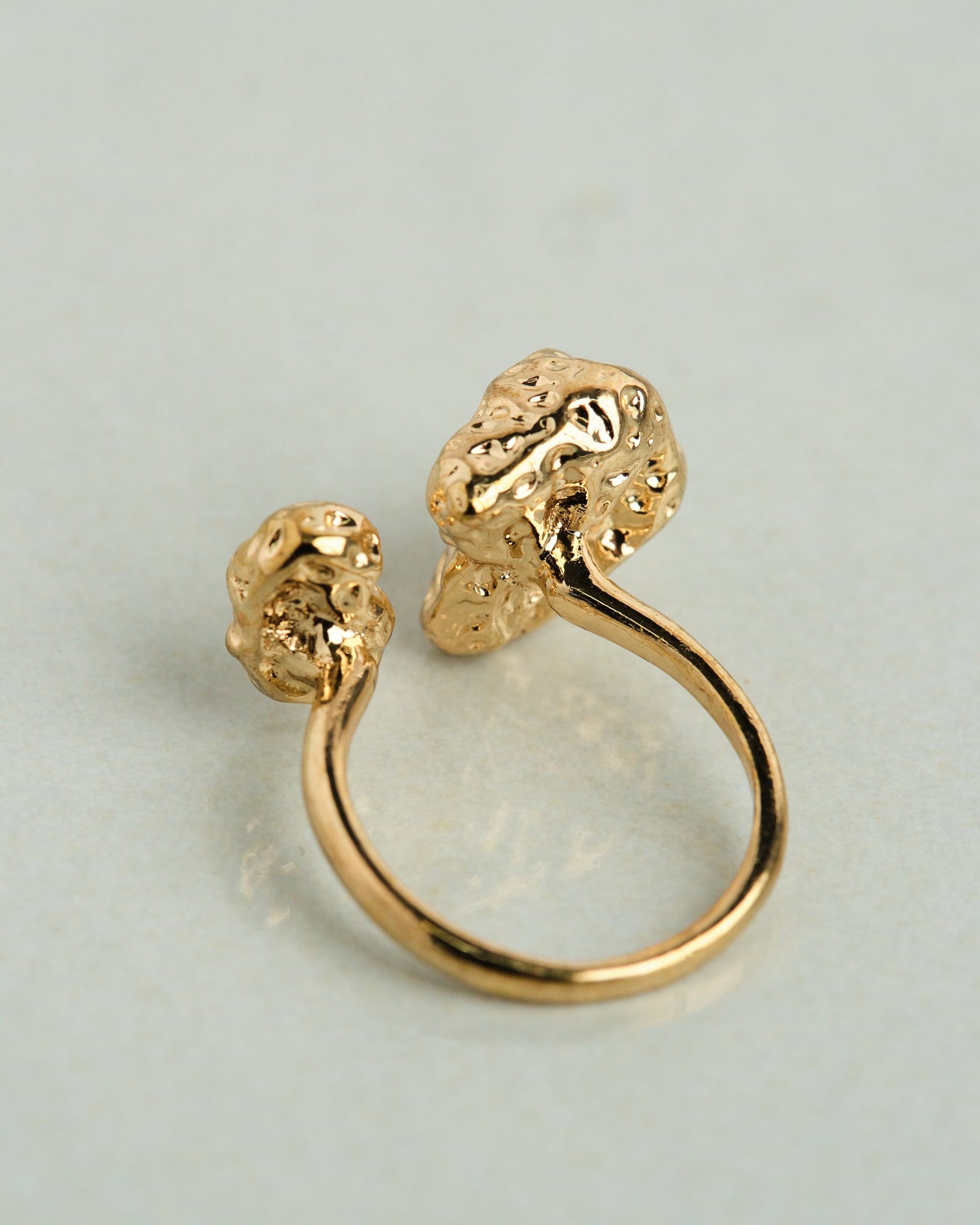 16K Plated Gold Stones Ring