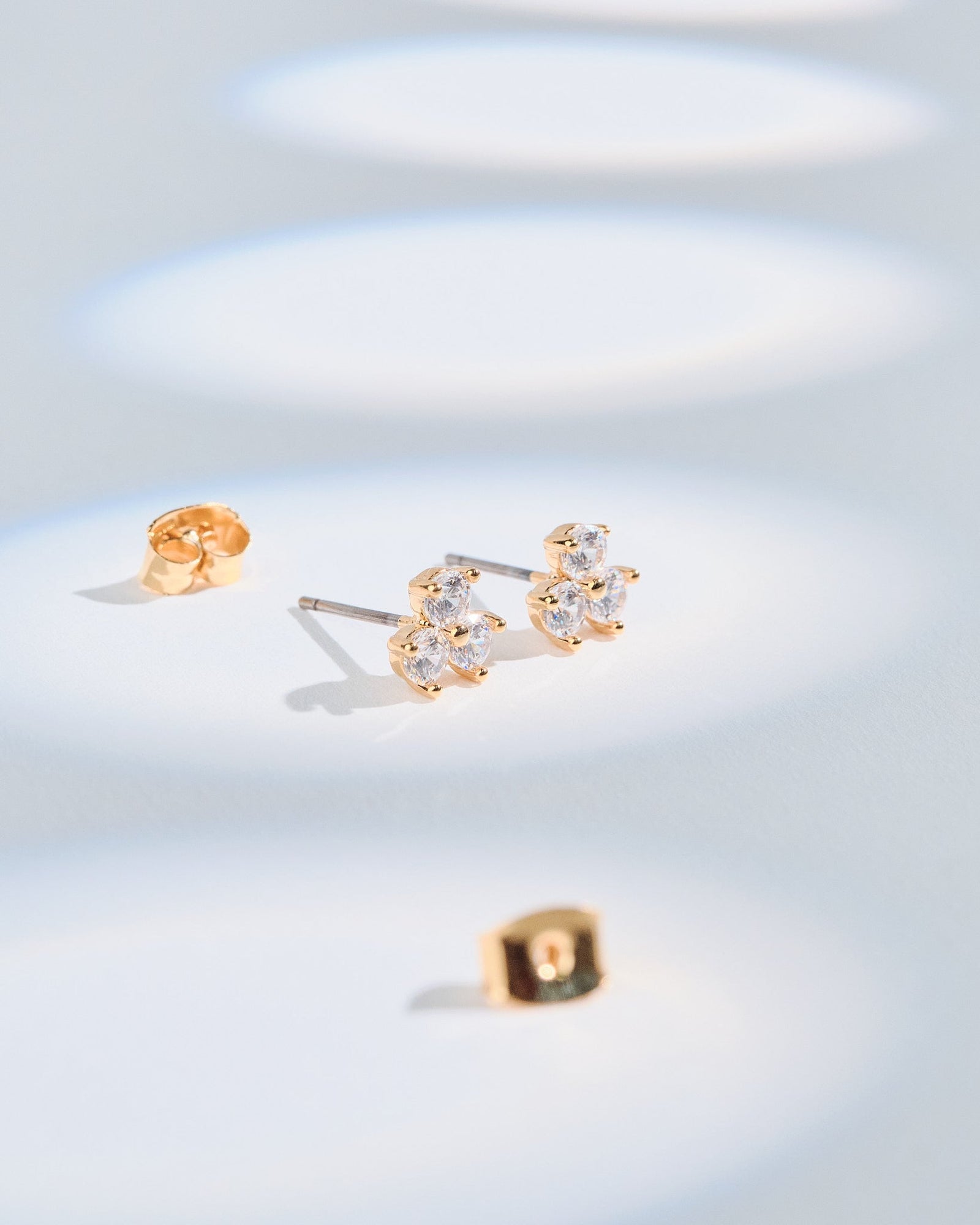 18K Plated Elle Posts