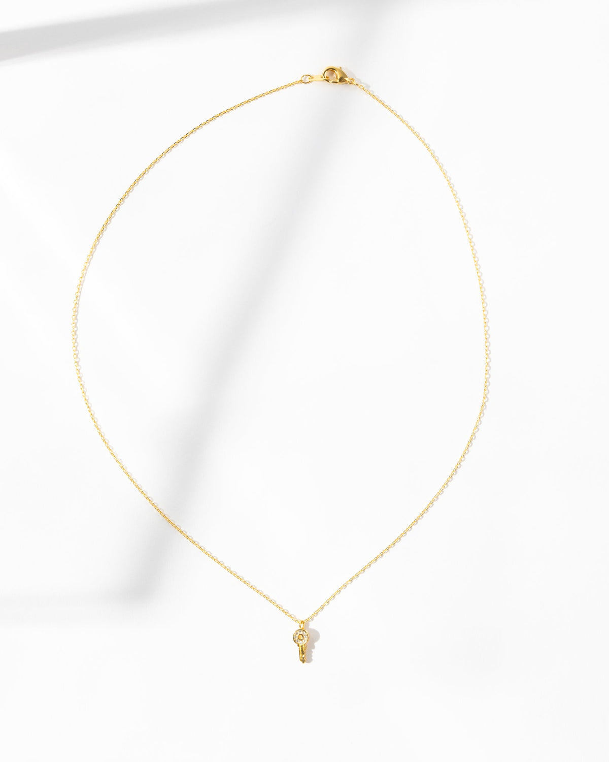 16K Plated Key Necklace