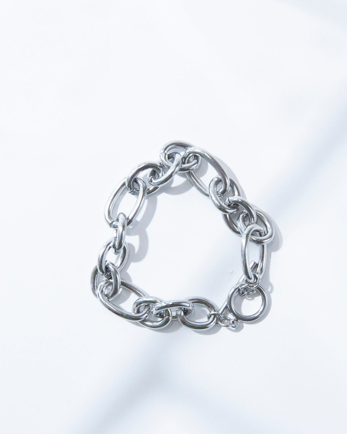 Silver Chunky Chain Bracelet