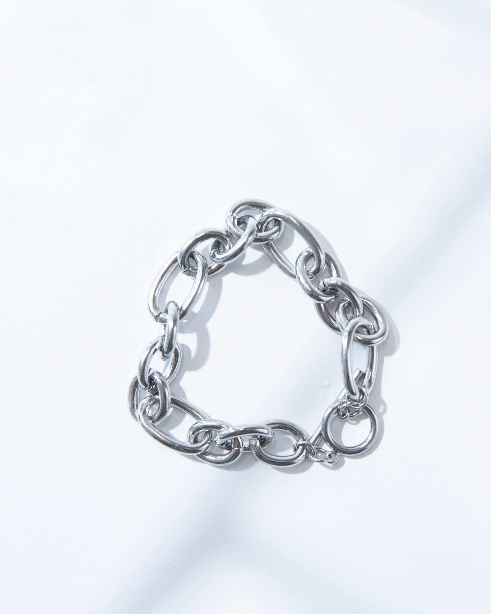 Silver Chunky Chain Bracelet