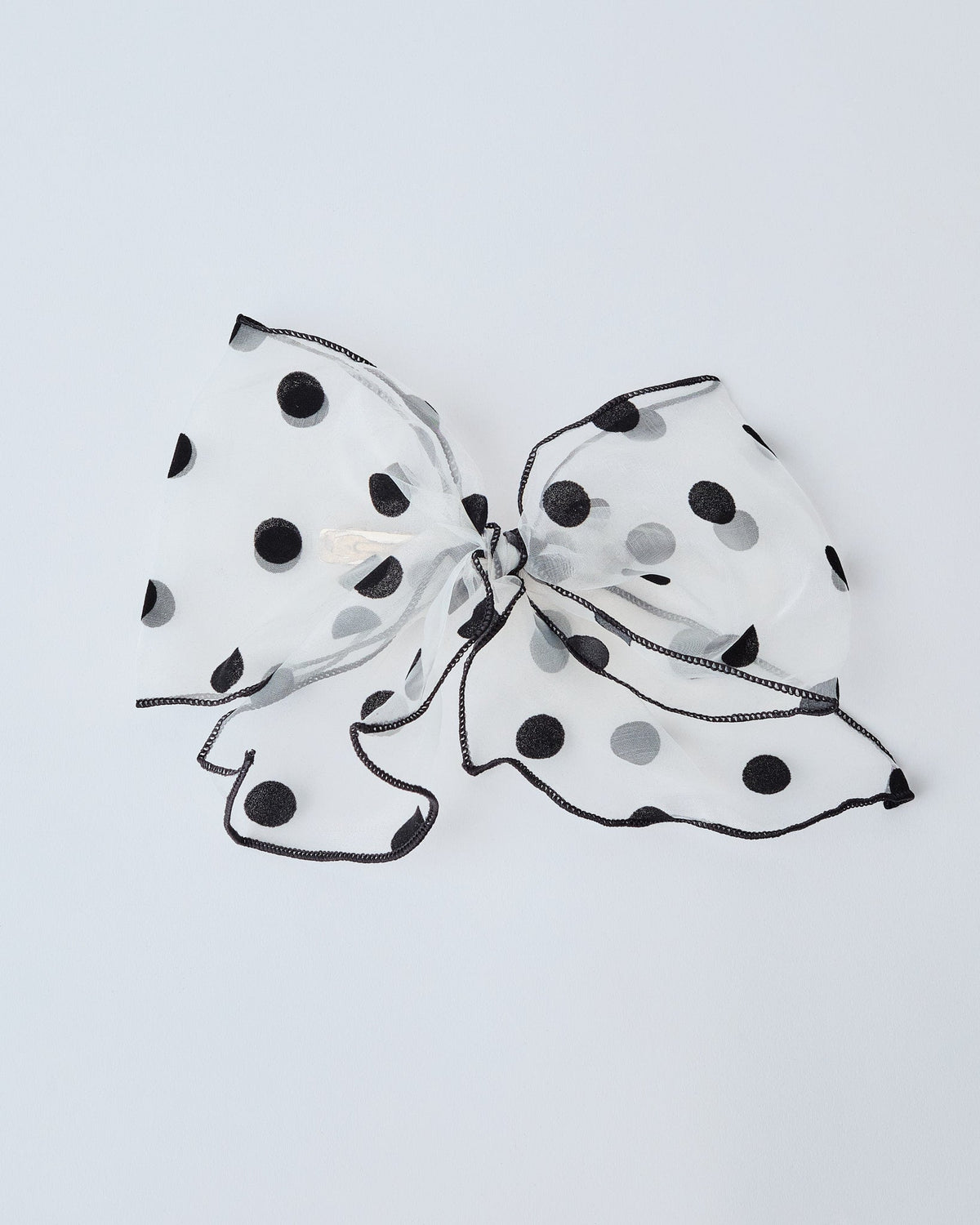 Polka Dot Bow Barrette
