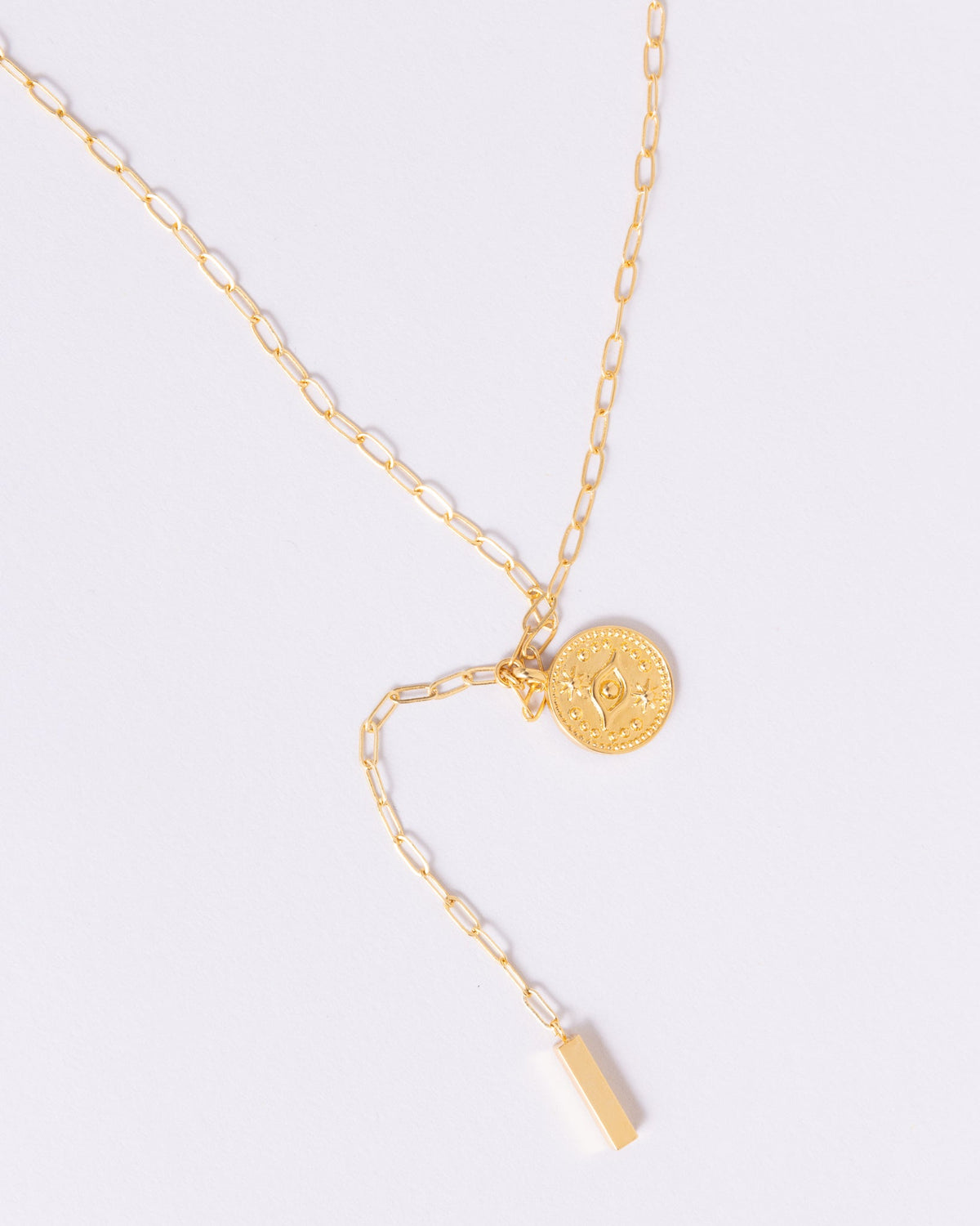 16K Plated Right On Time Necklace