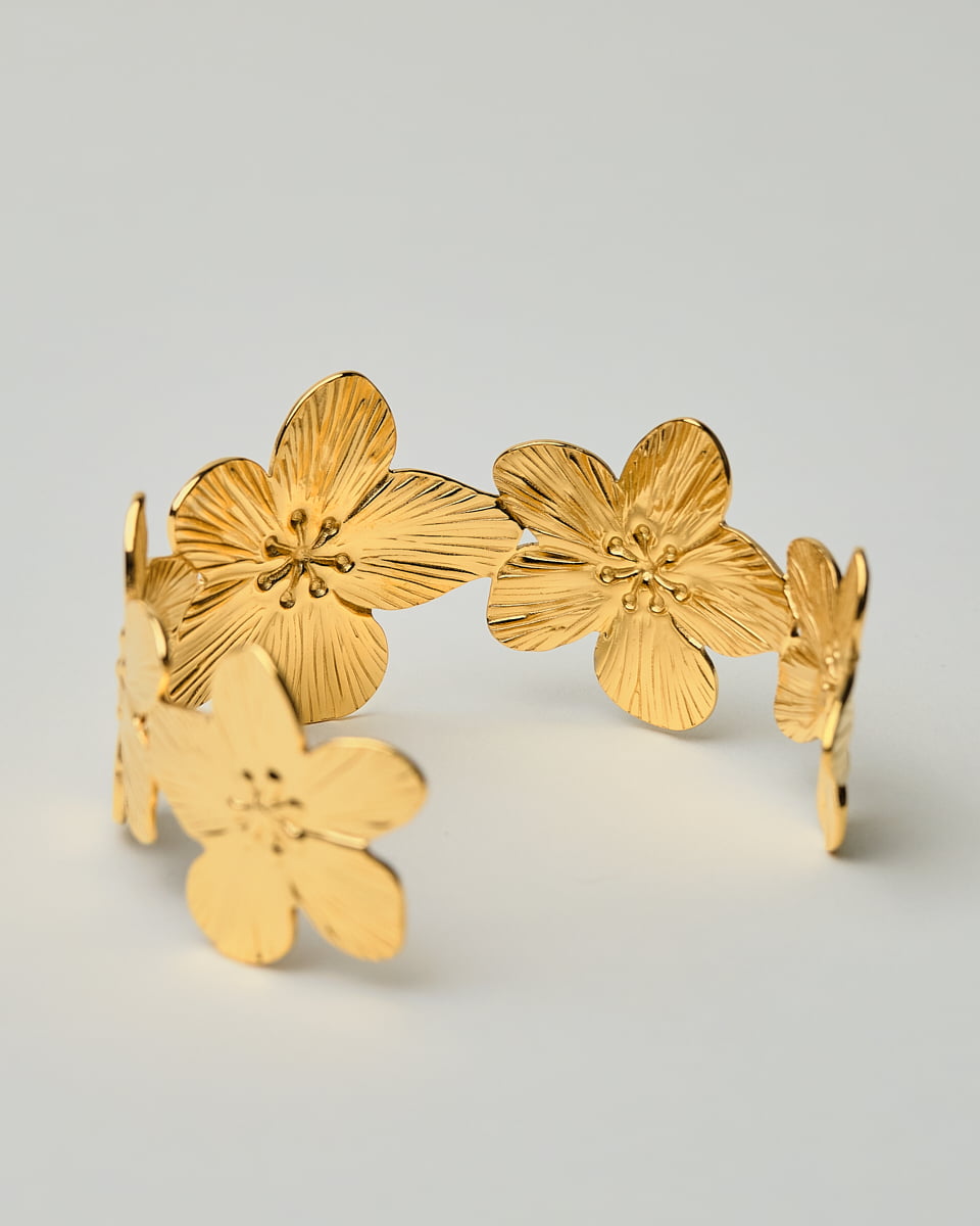 18K Plated Tashi Cuff