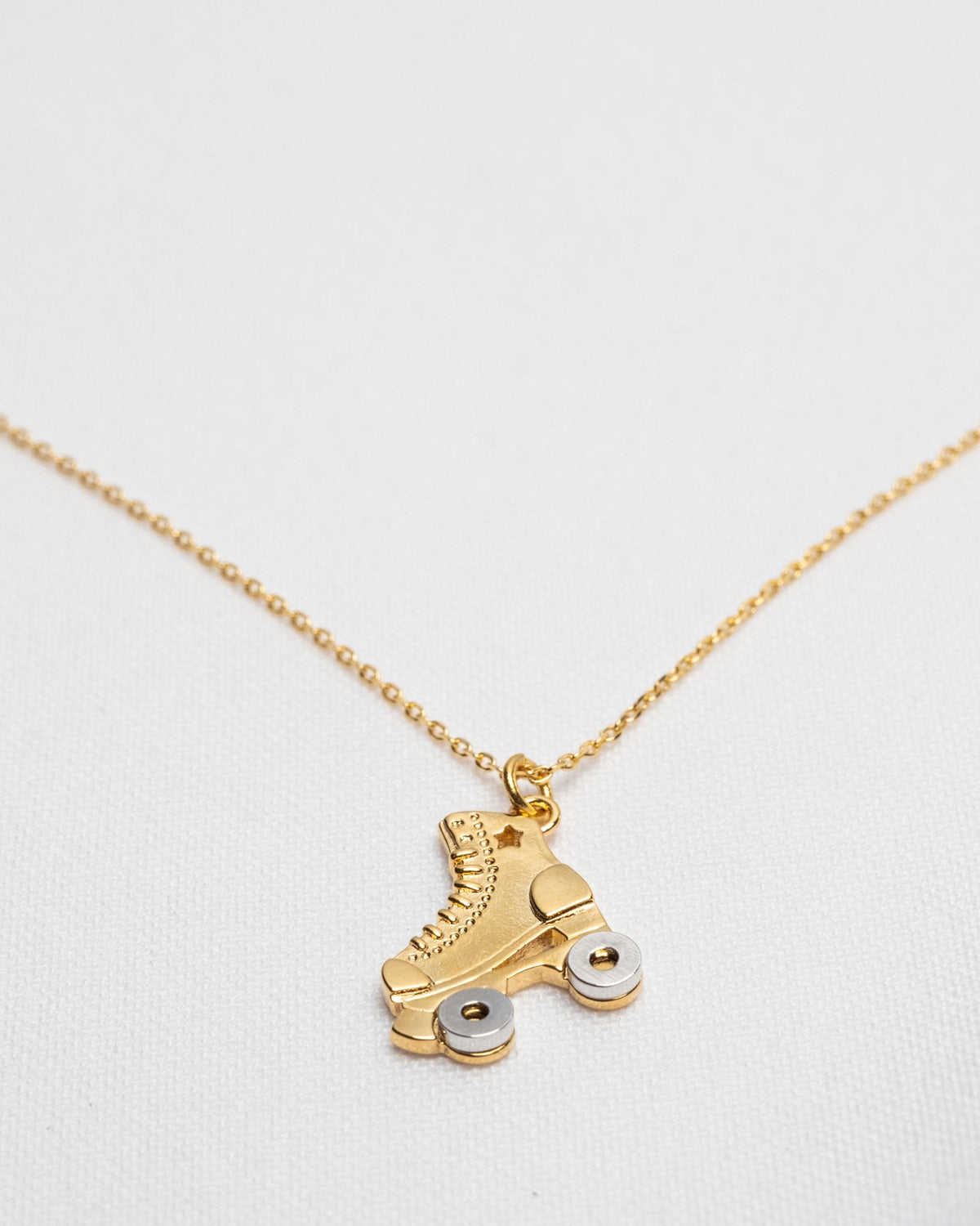 16K Plated Roller Necklace