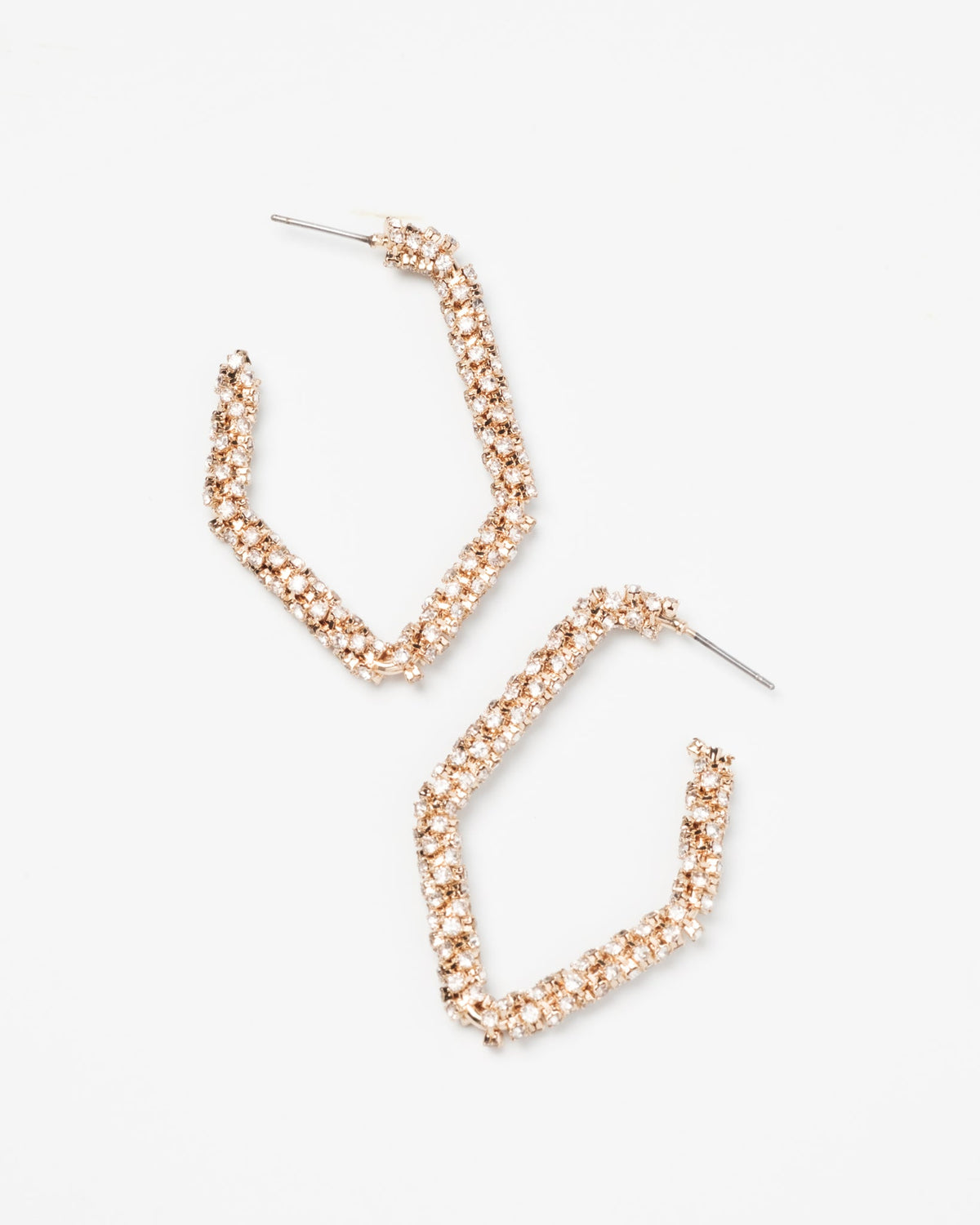 16K Plated Shiny Figure Earrings