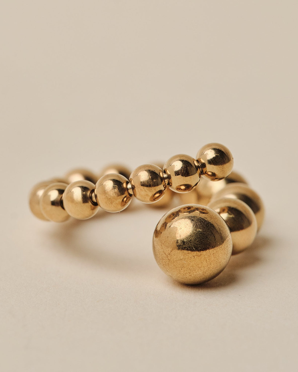 18K Plated Dotted Ring