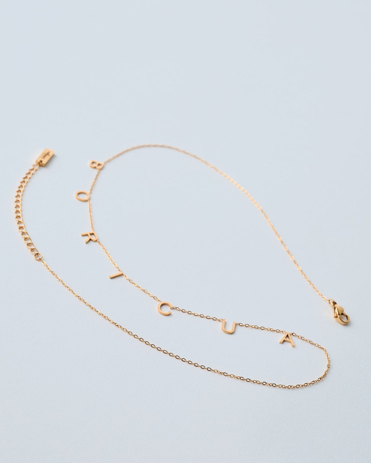 18K Plated BORICUA Necklace