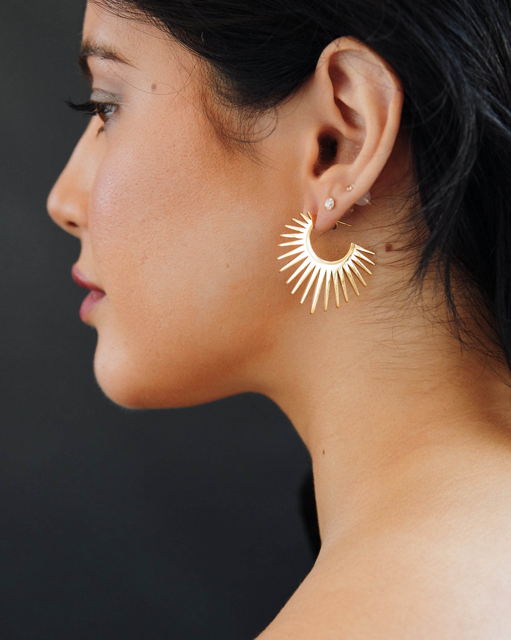 18K Plated Picos Earrings