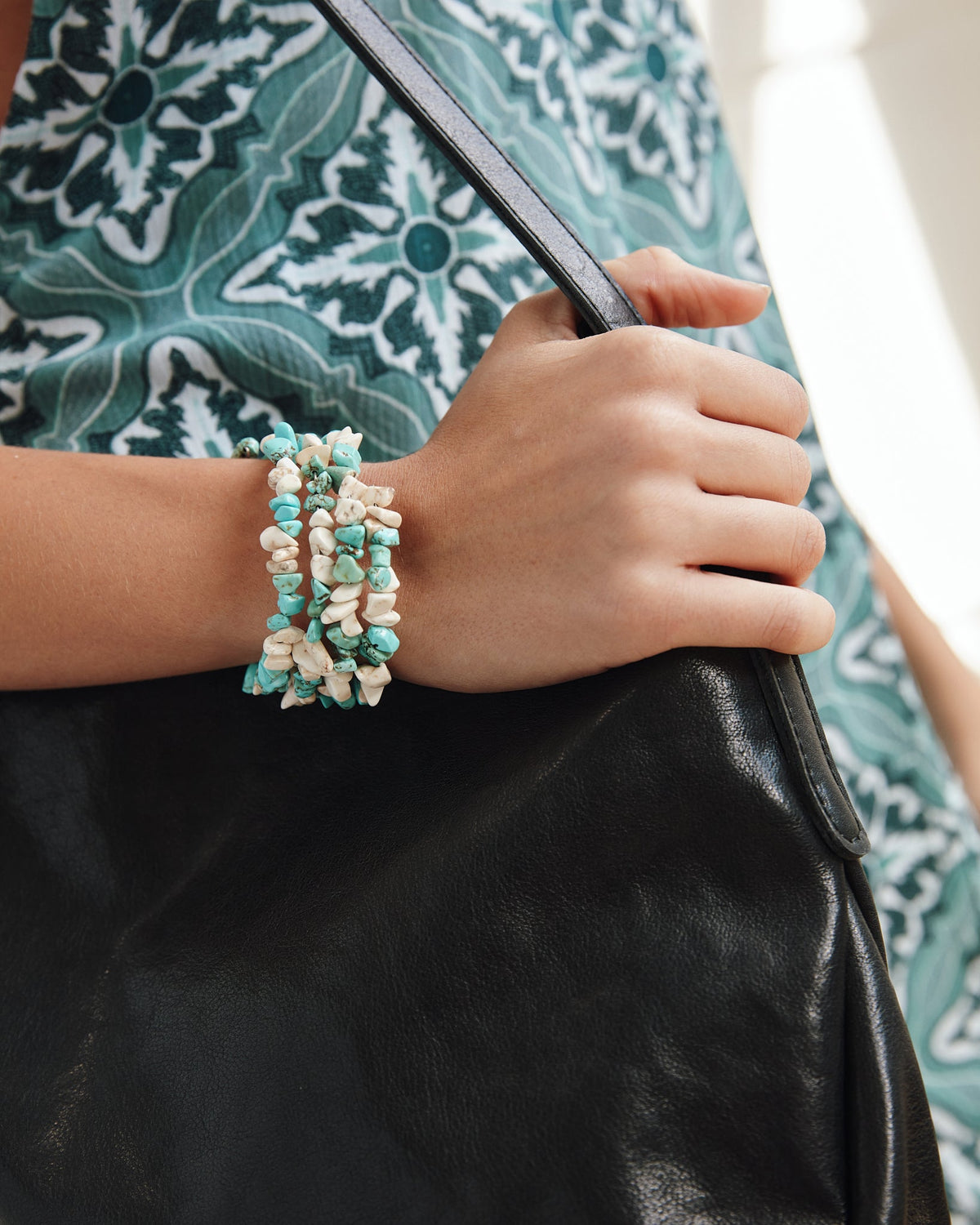 Wrap Around Stone Bracelet