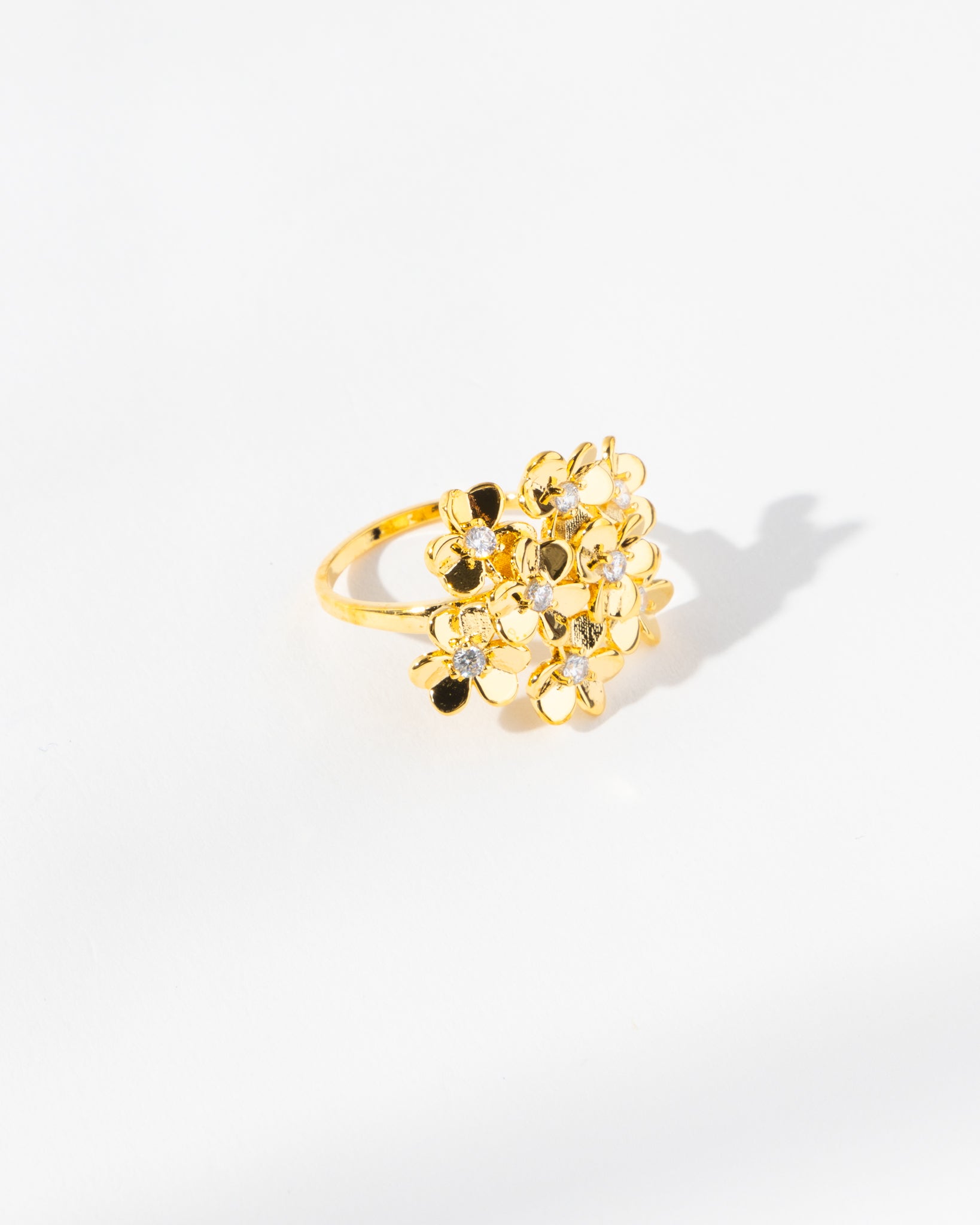 18K Plated Flores Ring